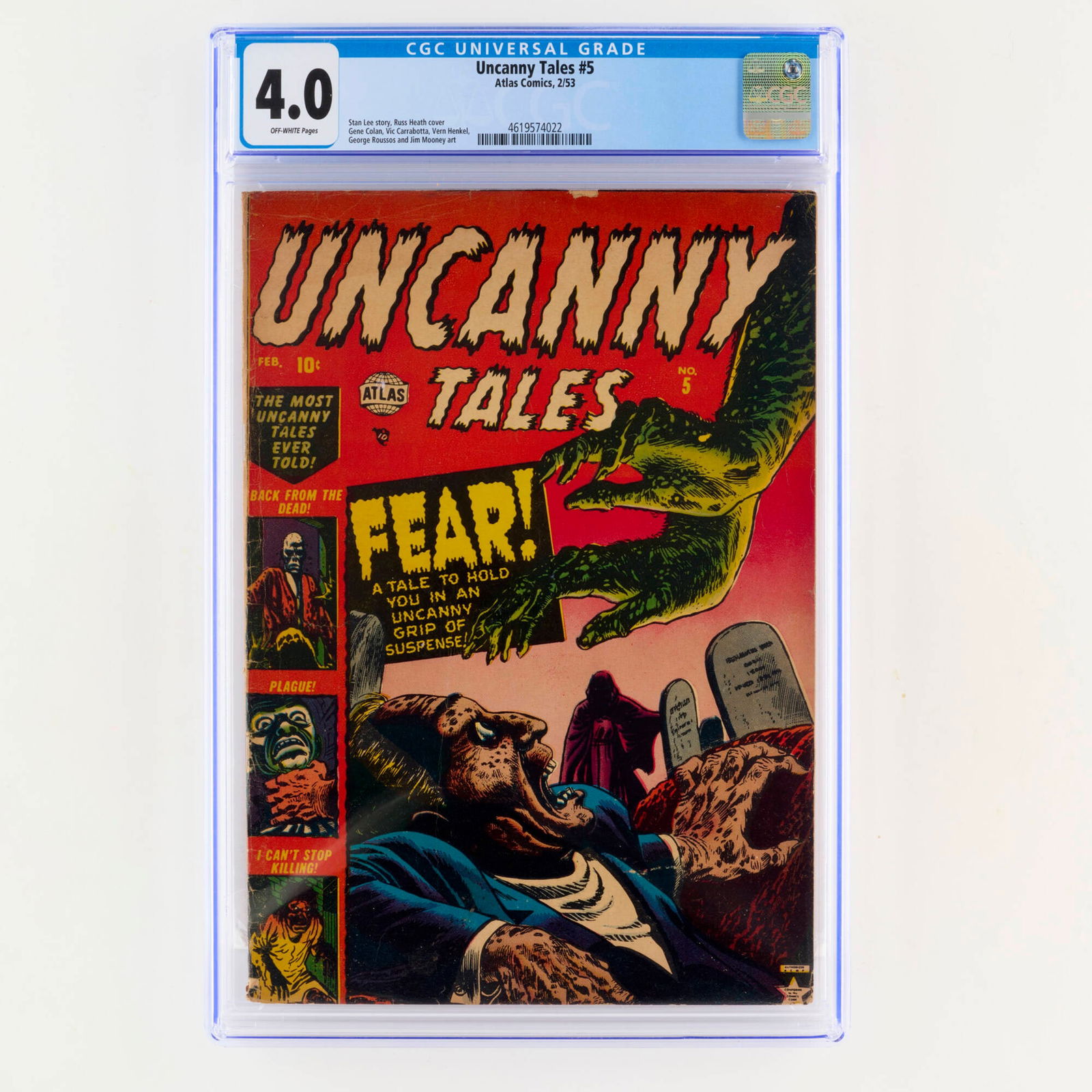 Atlas Comics Uncanny Tales #5 CGC 4.0 (1 of 2)