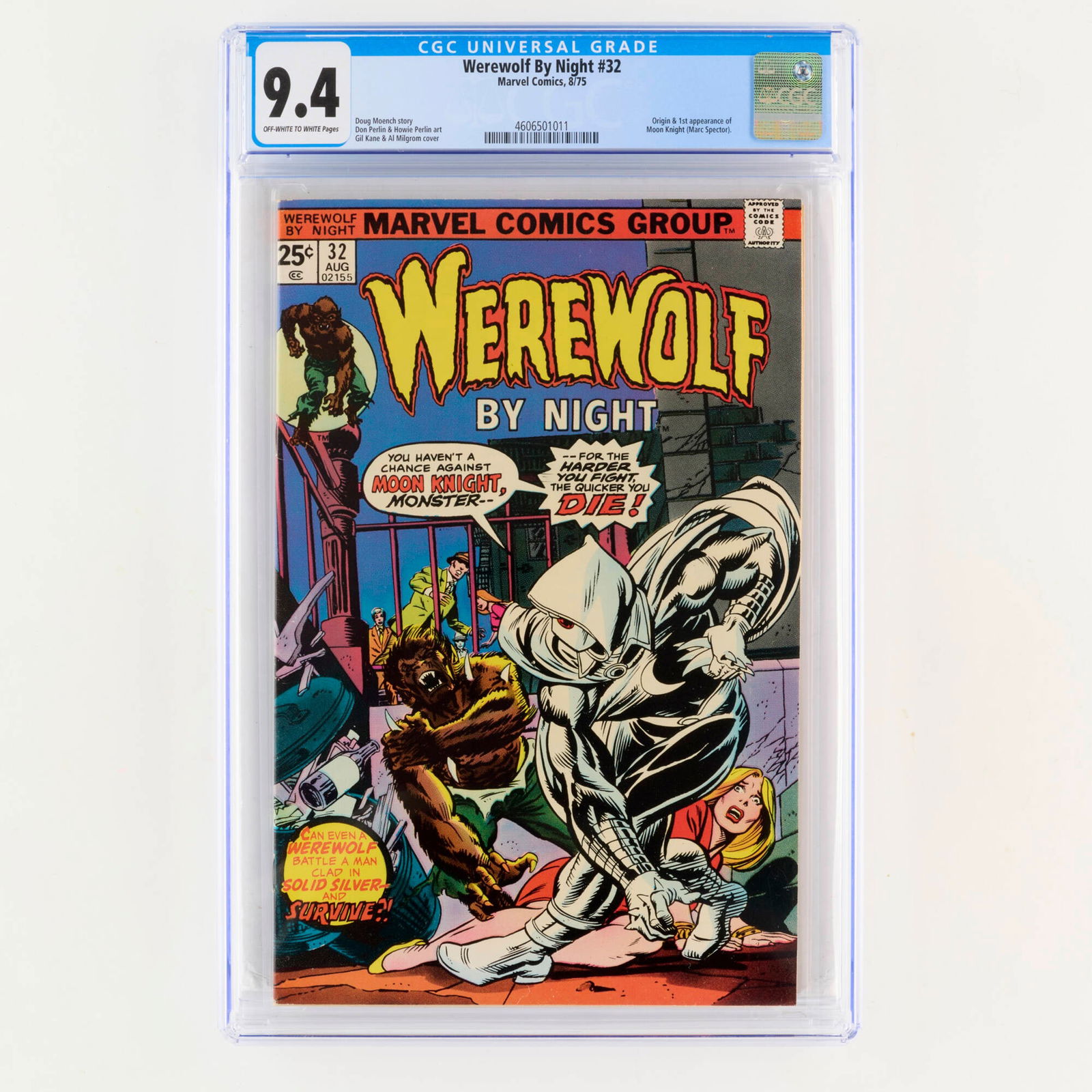 Marvel Comics Werewolf By Night #32 CGC 9.4 (1 of 2)