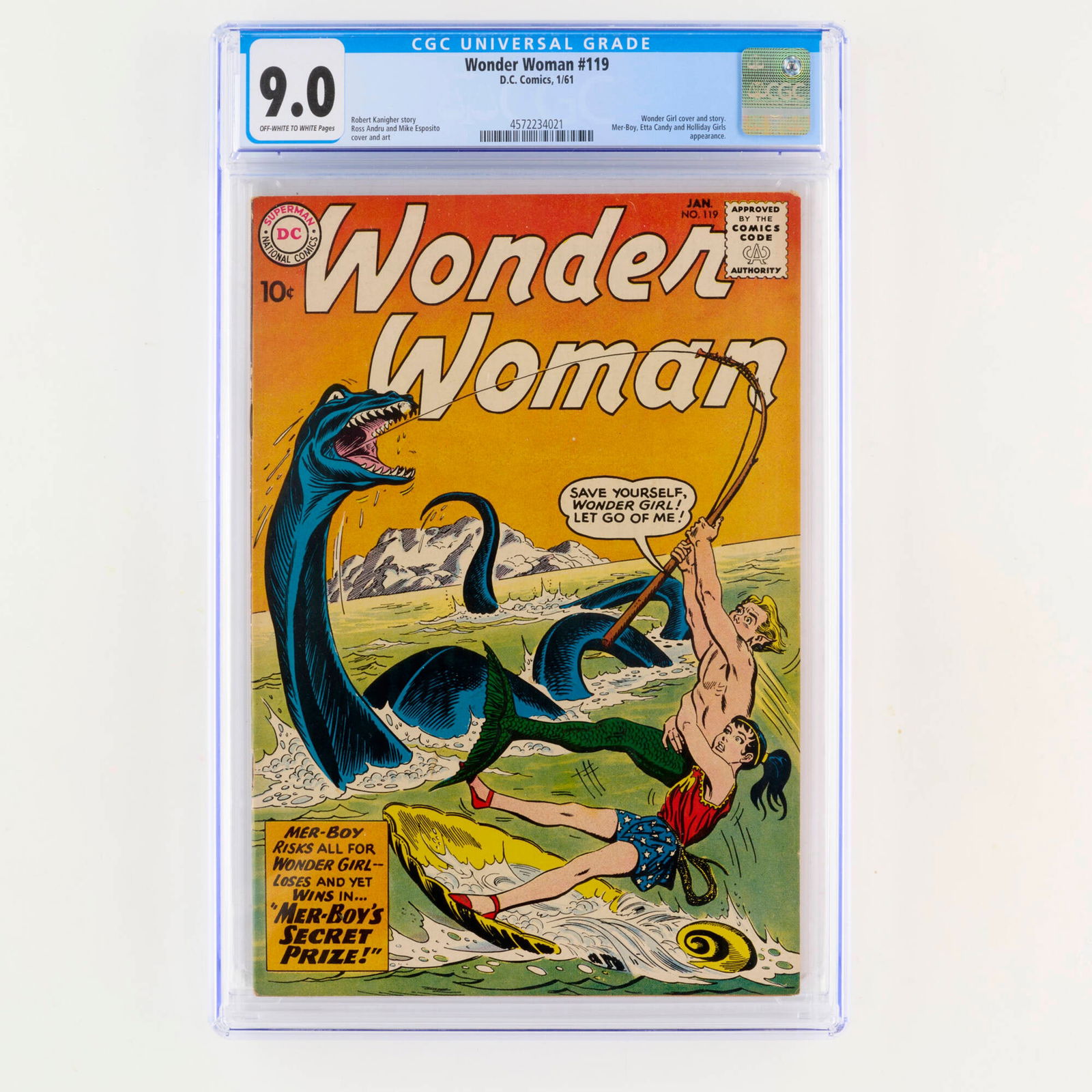 D.C. Comics Wonder Woman #119 CGC 9.0 (1 of 2)