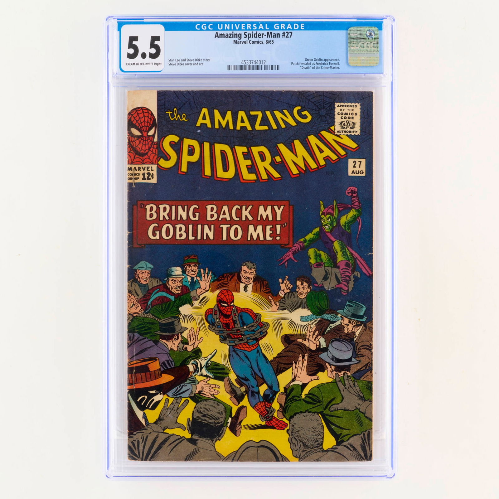 Marvel Comics Amazing Spider-Man #27 CGC 5.5 (1 of 2)