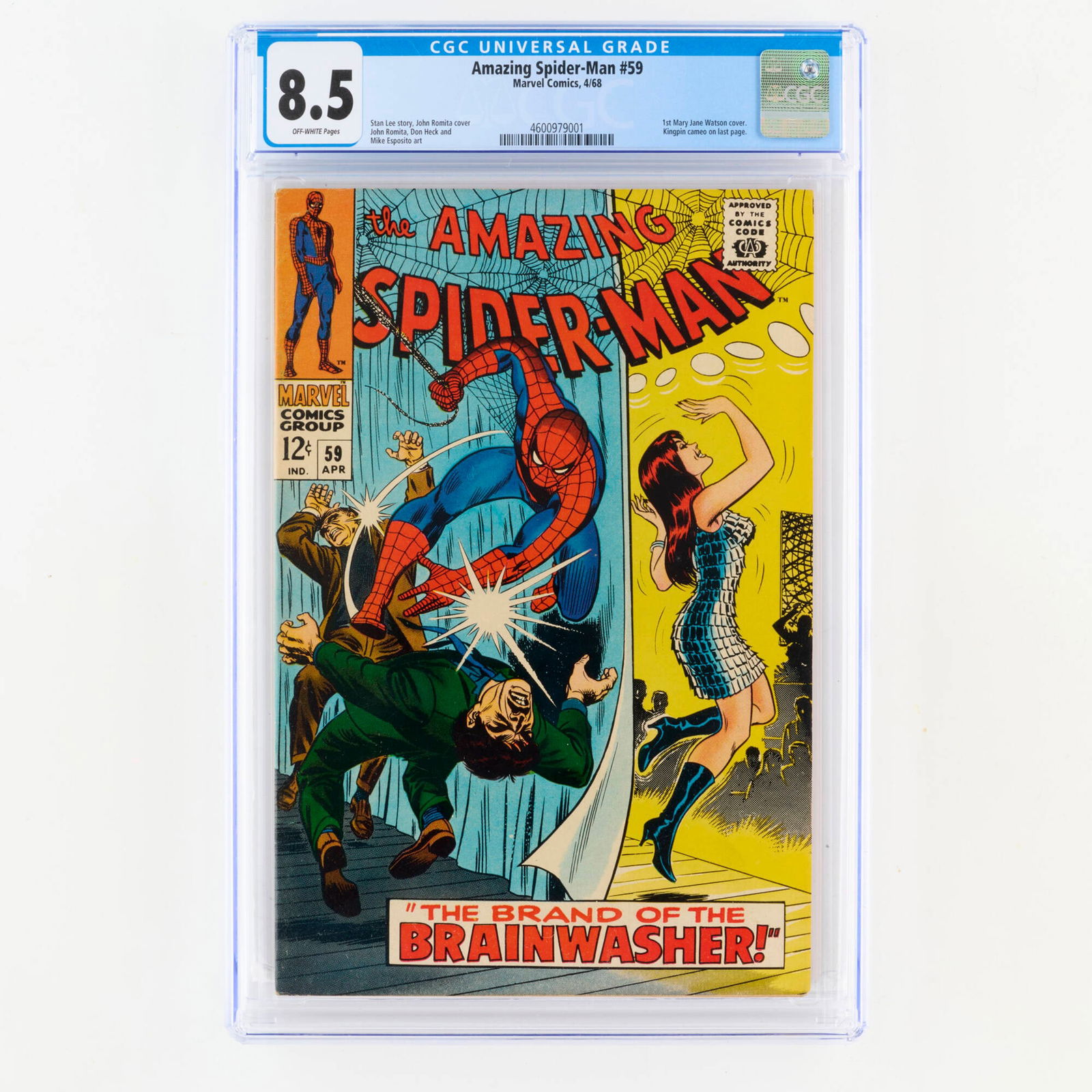 Marvel Comics Amazing Spider-Man #59 CGC 8.5 (1 of 2)