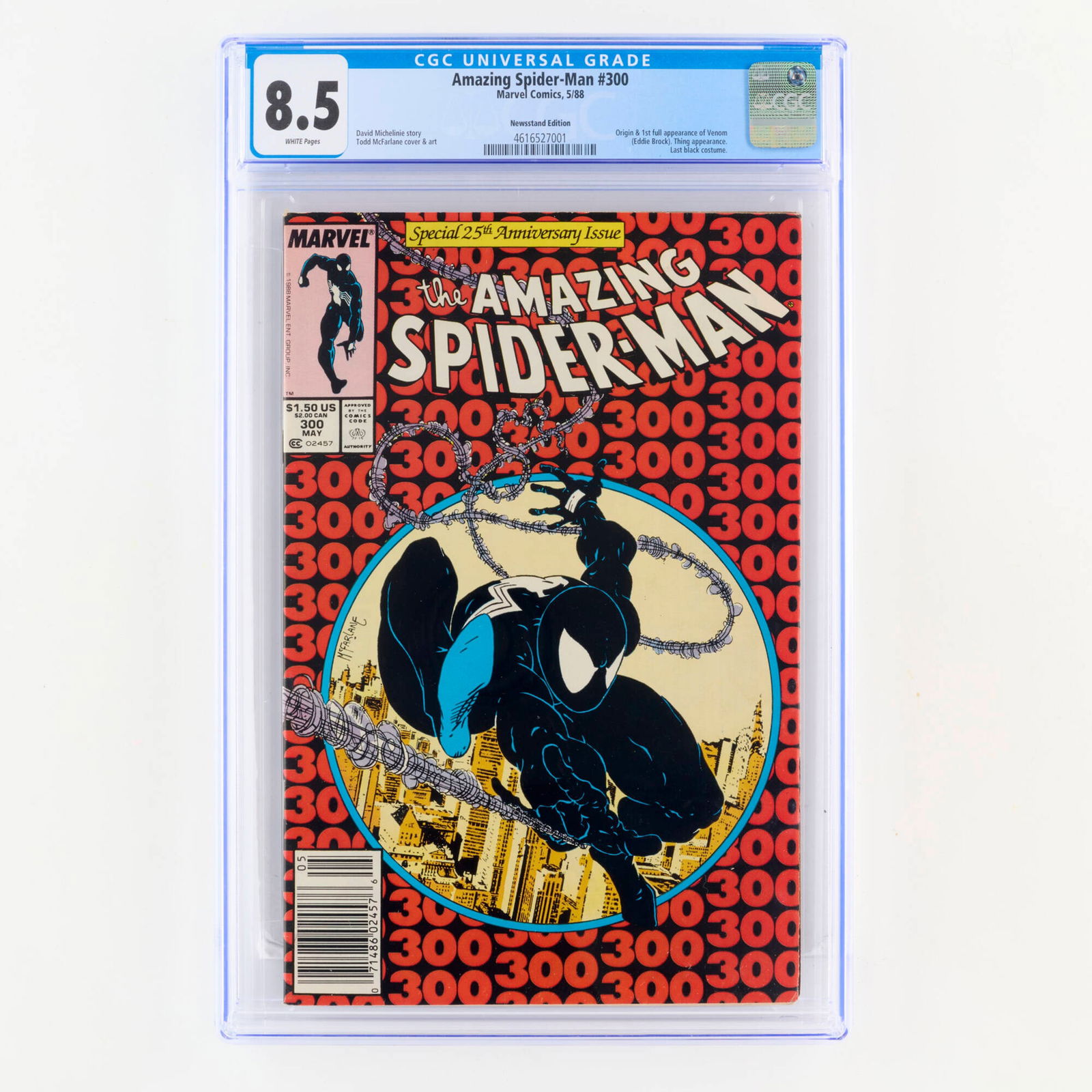 Marvel Comics Amazing Spider-Man #300 CGC 8.5 Newsstand (1 of 2)