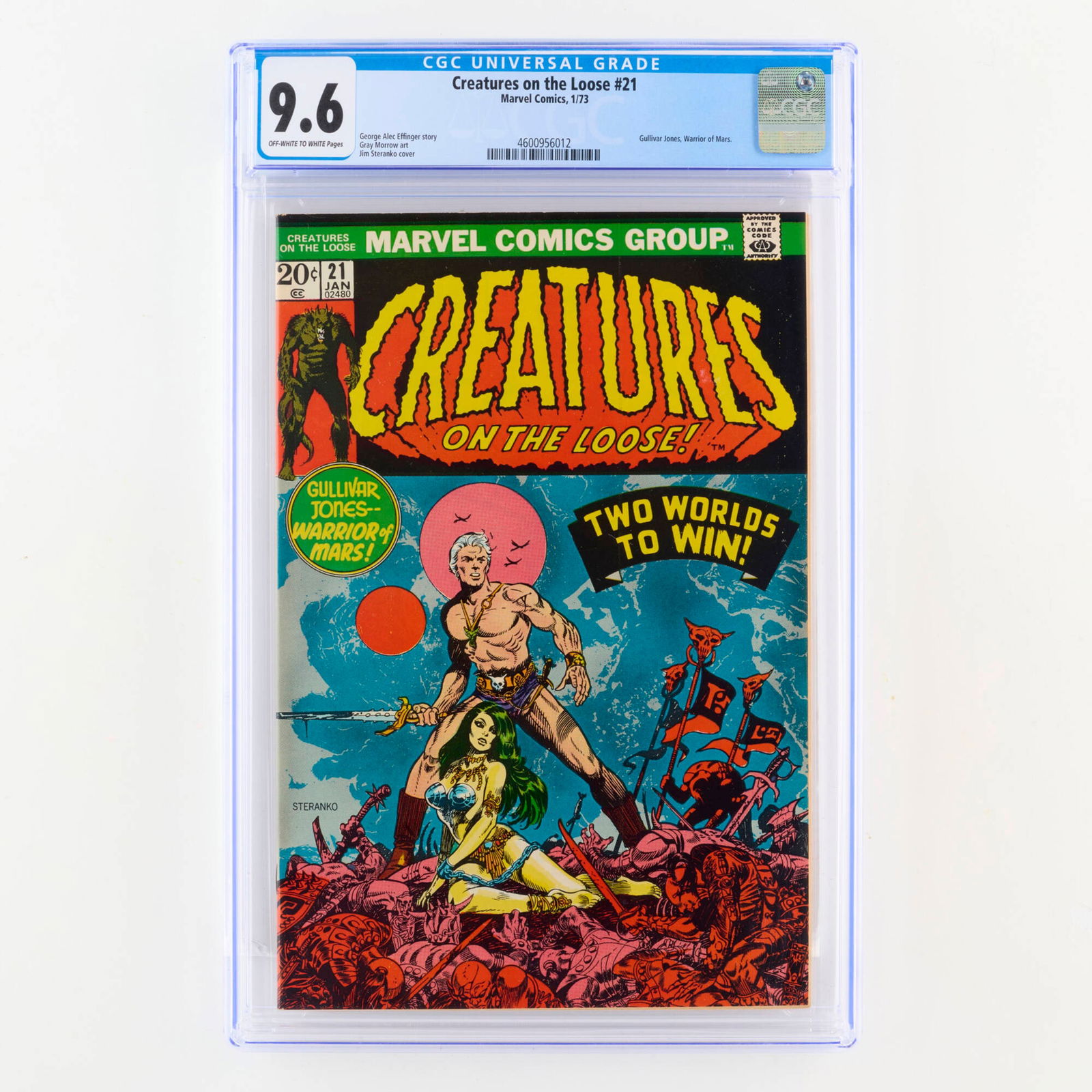 Marvel Comics Creatures on the Loose #21 CGC 9.6 (1 of 2)