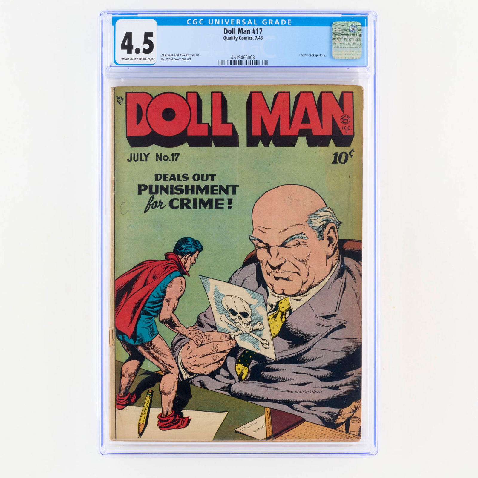 Quality Comics Doll Man #17 CGC 4.5 (1 of 2)