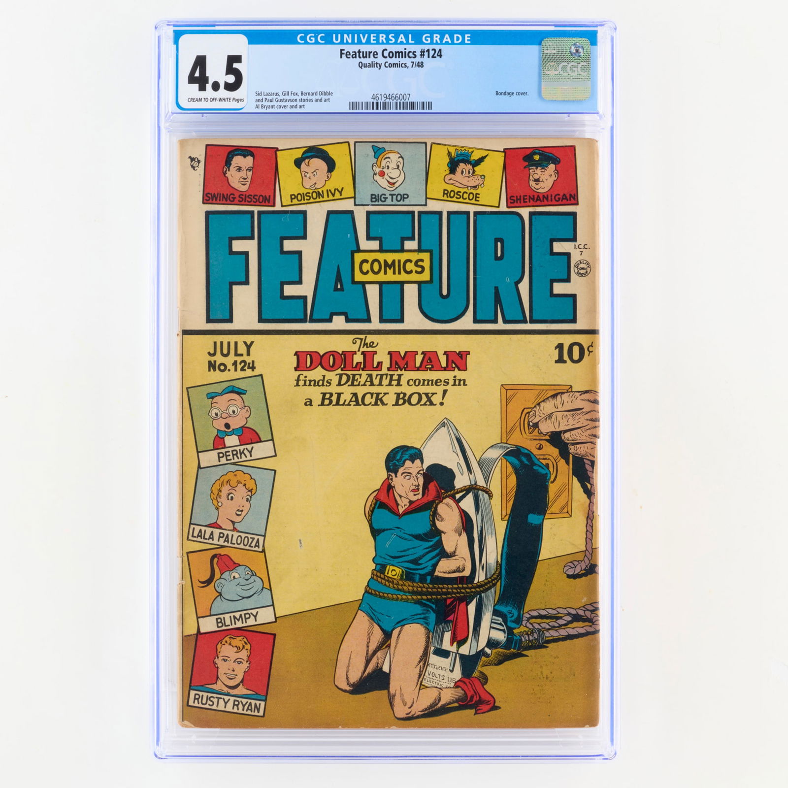 Quality Comics Feature Comics #124 CGC 4.5 (1 of 2)