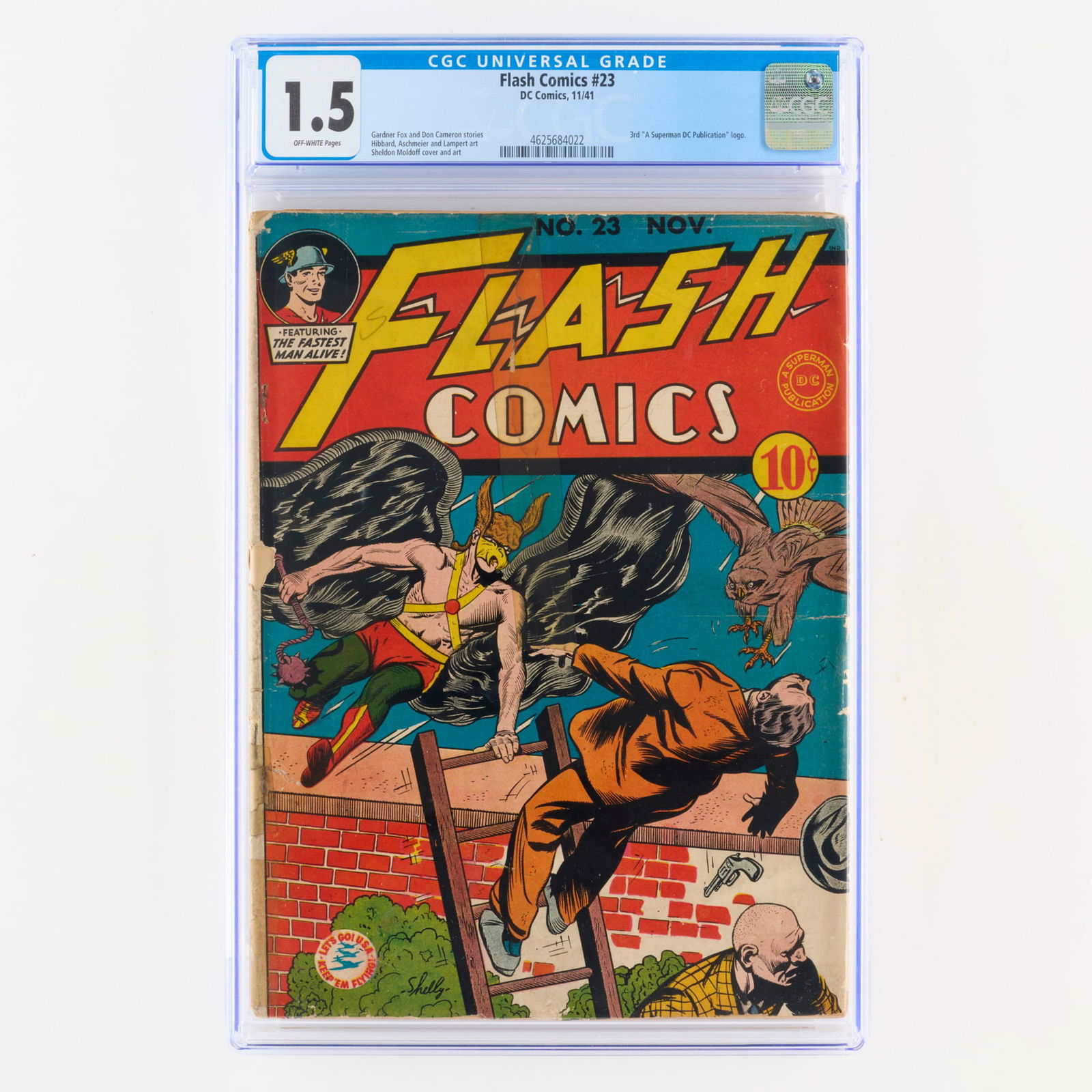 D.C. Comics Flash Comics #23 CGC 1.5 (1 of 2)