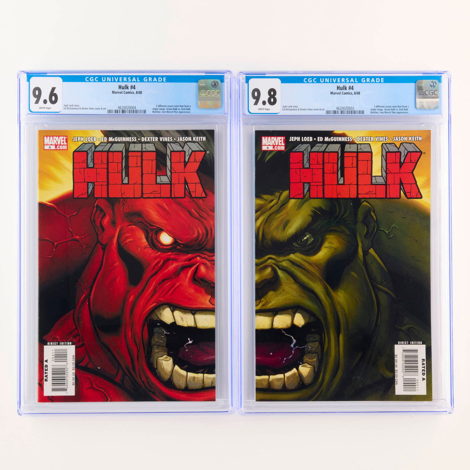2 Marvel Comics Hulk #4 CGC Group (1 of 2)