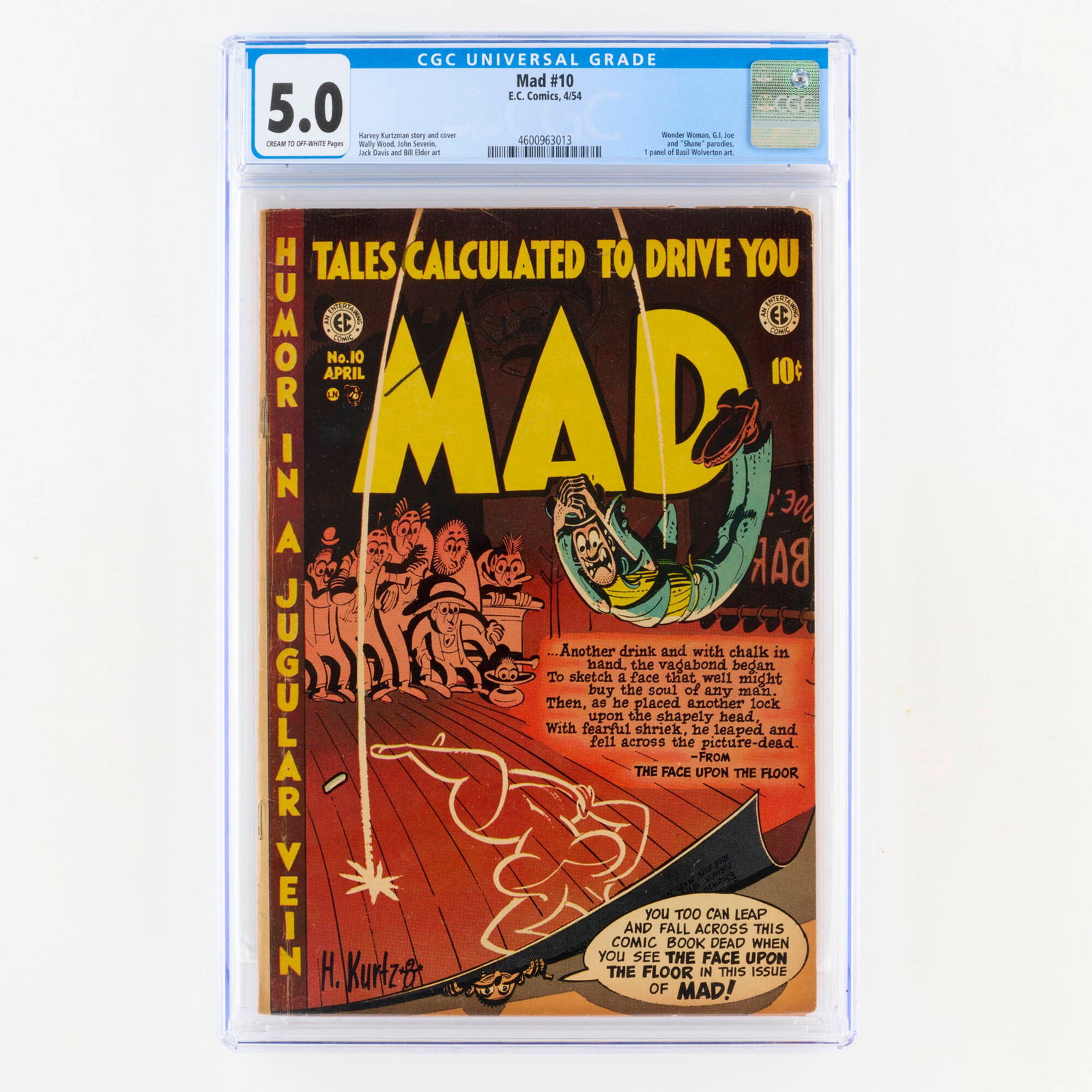 E.C. Comics Mad #10 CGC 5.0 (1 of 2)