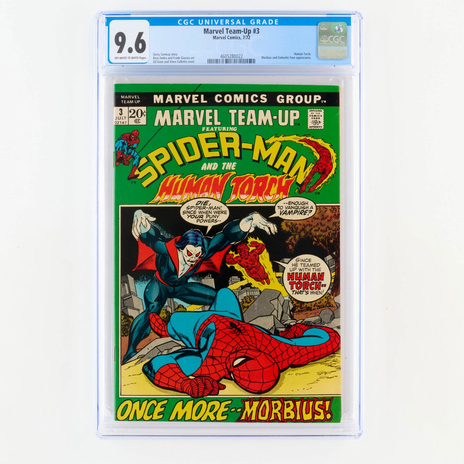 Marvel Comics Marvel Team-Up #3 CGC 9.6 (1 of 2)