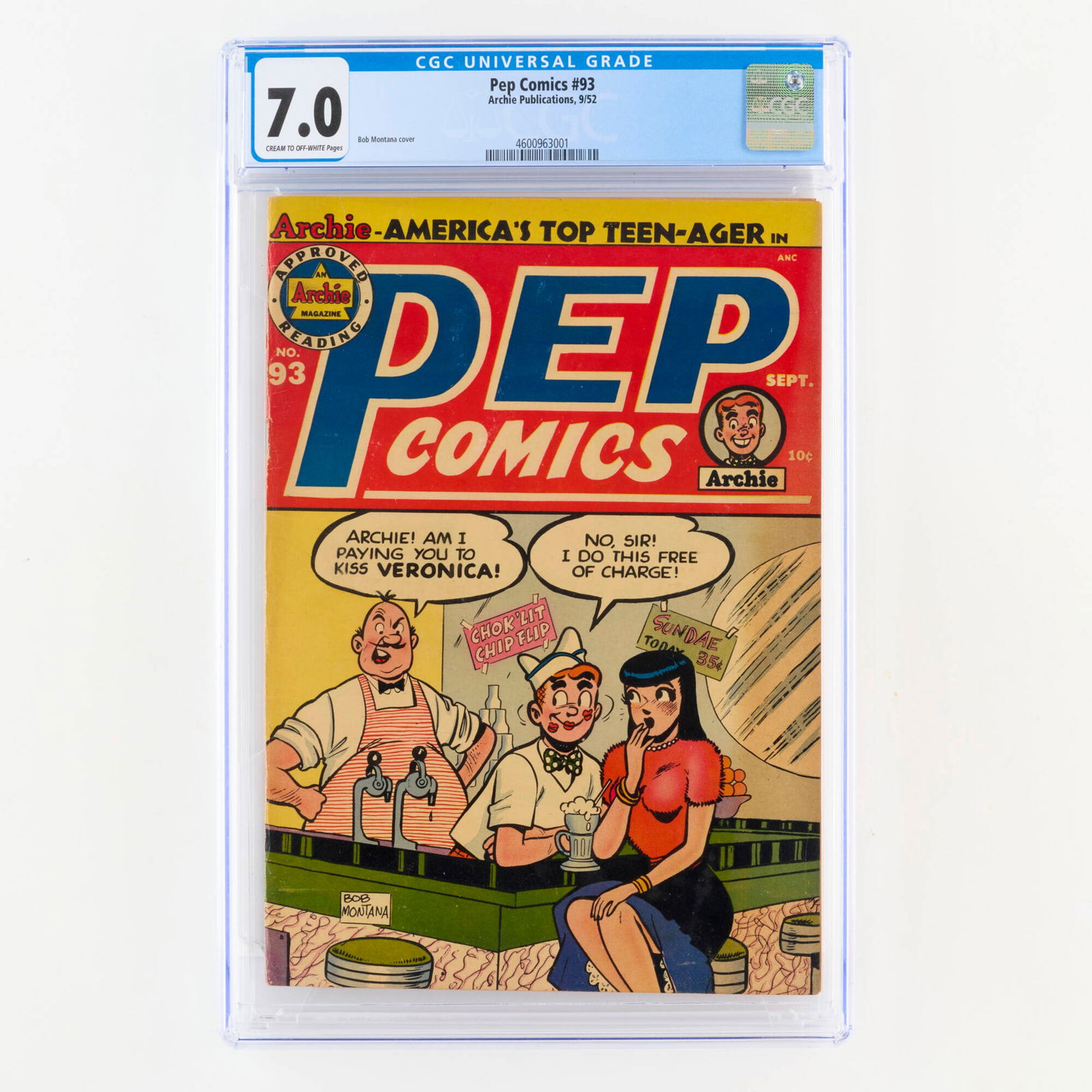 Archie Publications Pep Comics #93 CGC 7.0 (1 of 2)