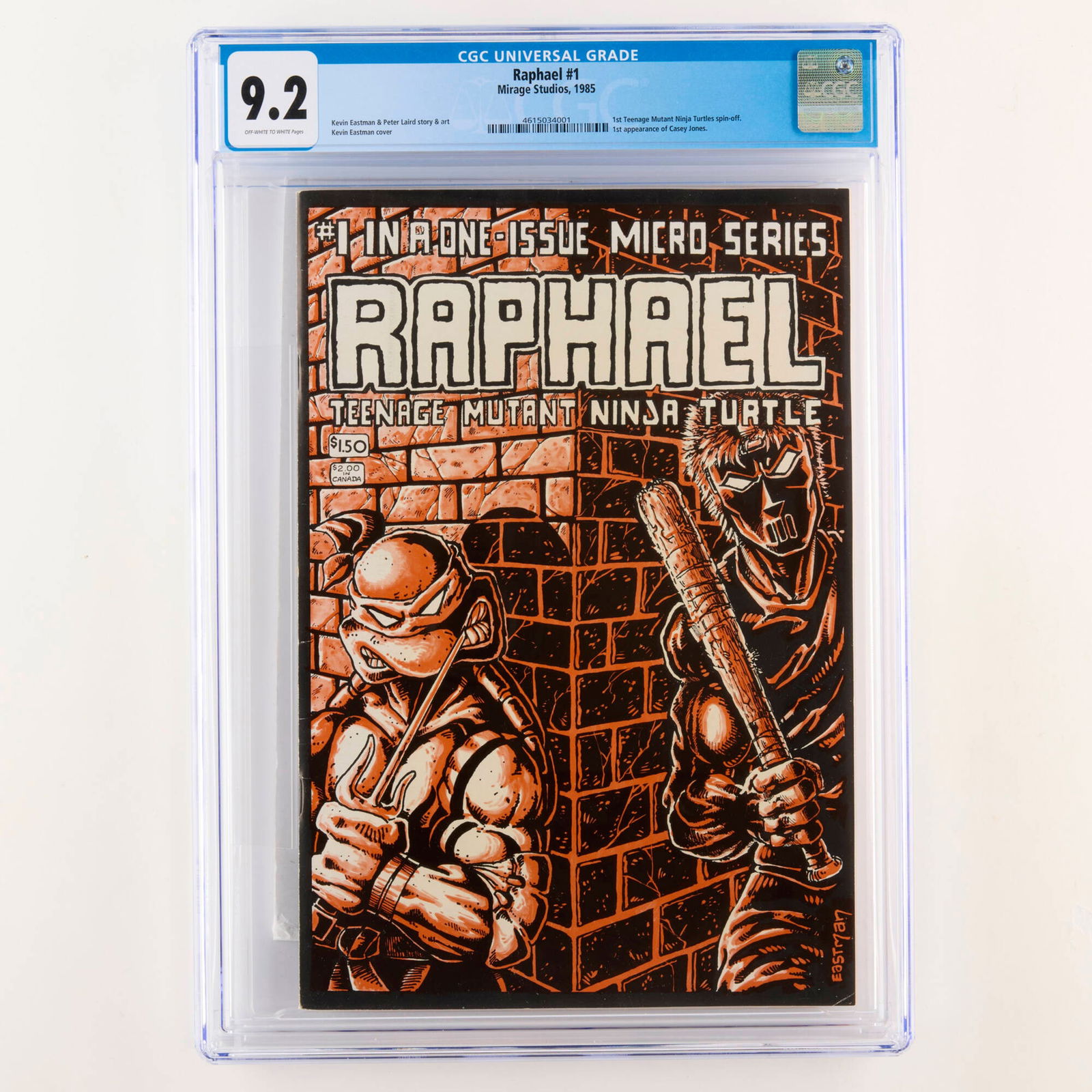 Mirage Studios Raphael #1 CGC 9.2 (1 of 2)
