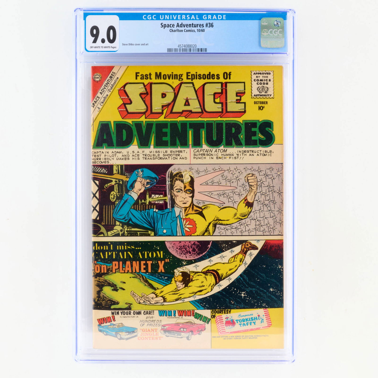 Charlton Comics Space Adventures #36 CGC 9.0 (1 of 2)
