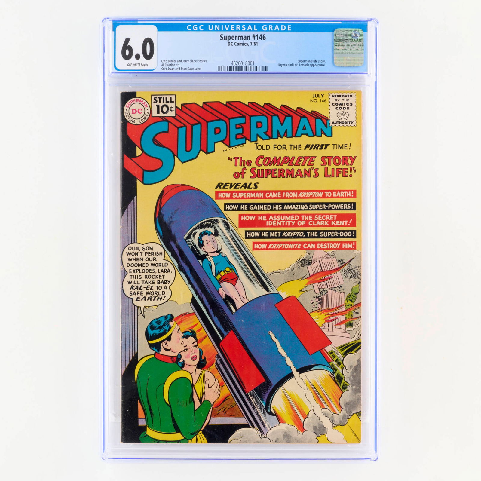 D.C. Comics Superman #146 CGC 6.0 (1 of 2)
