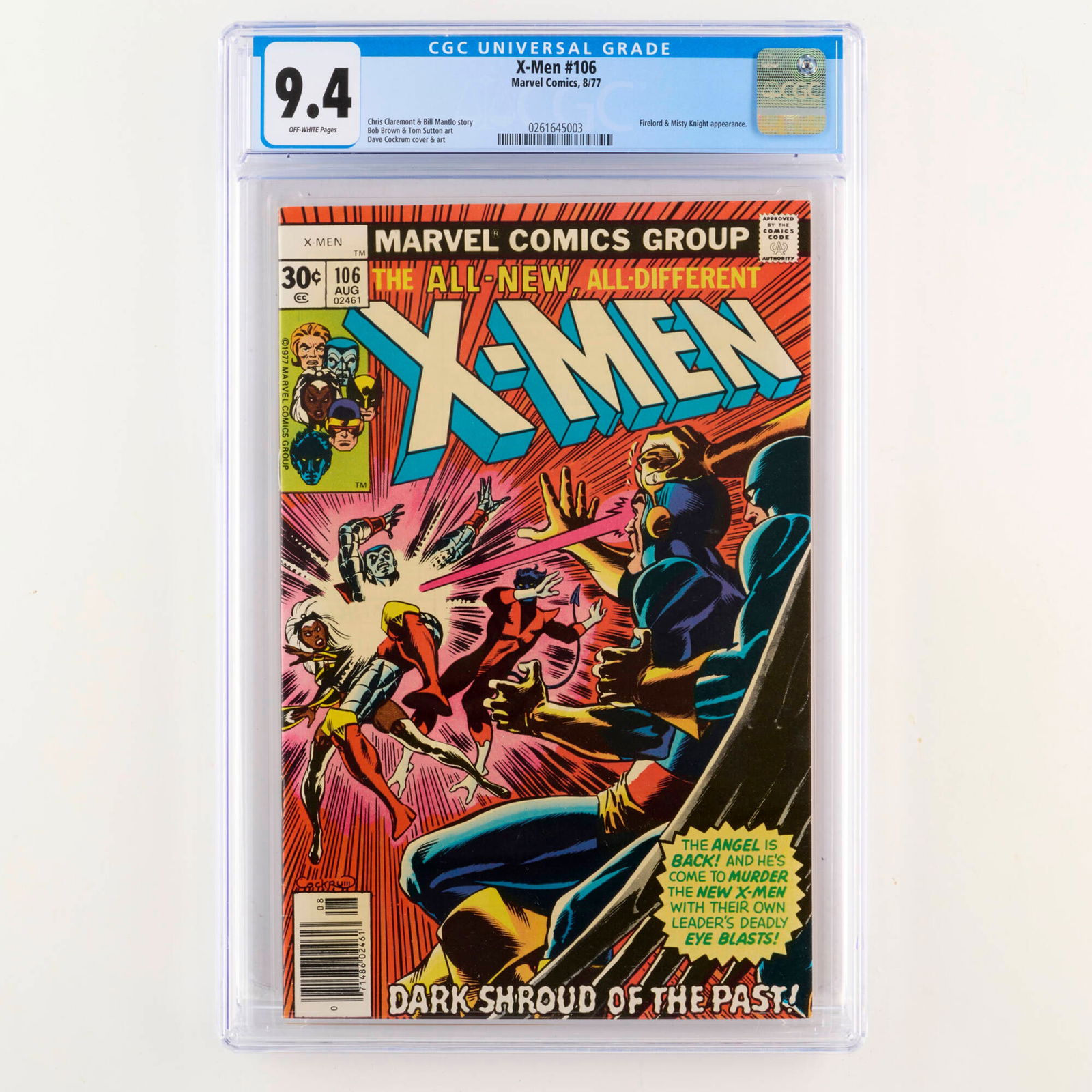 Marvel Comics X-Men #106 CGC 9.4 (1 of 2)