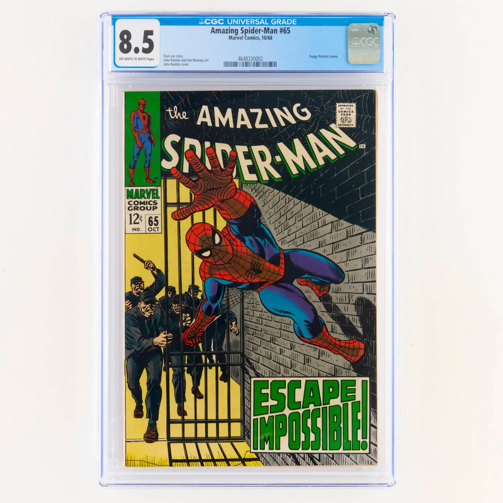 Marvel Comics Amazing Spider-Man #65 CGC 8.5 (1 of 2)