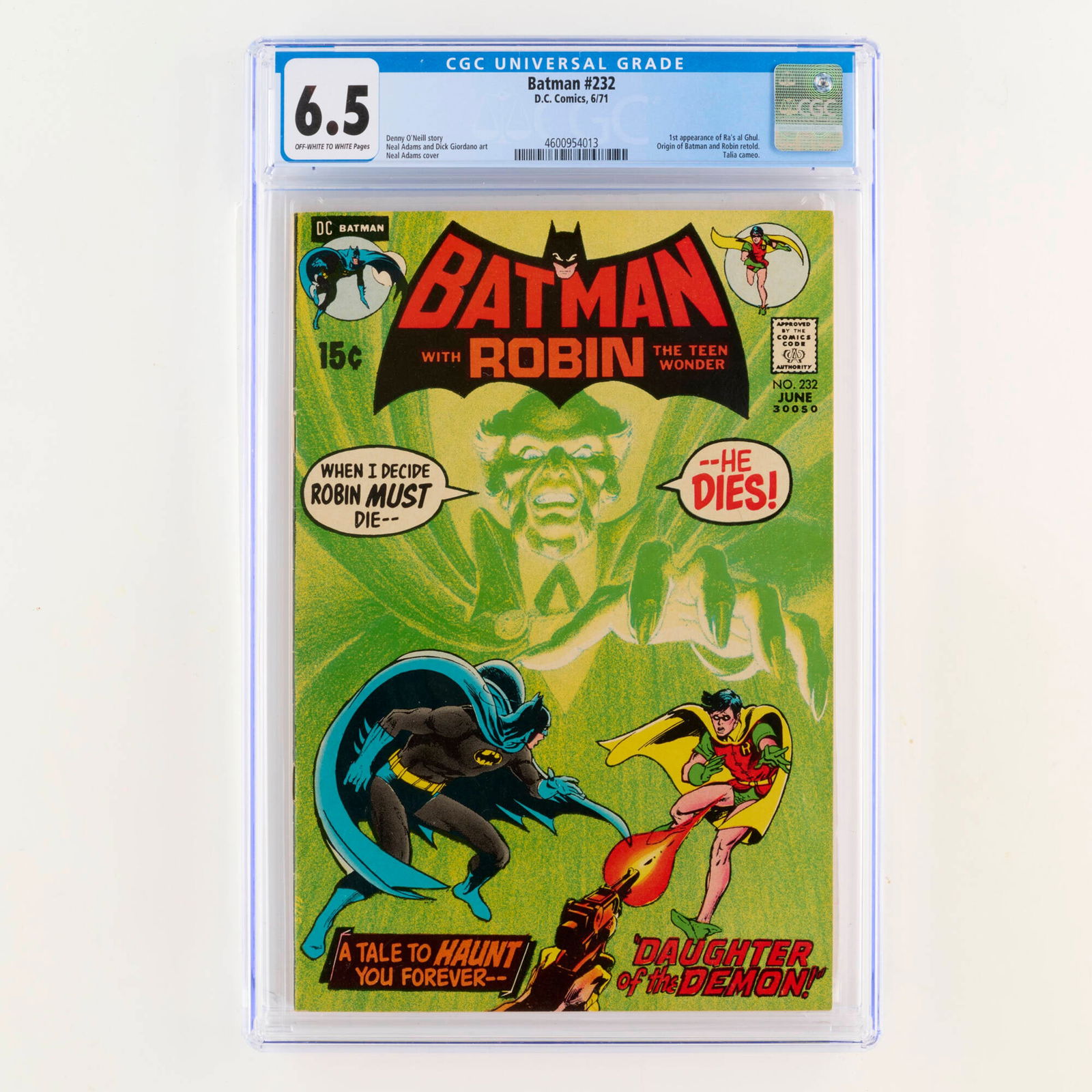 DC Comics Batman #232 CGC 6.5 (1 of 2)