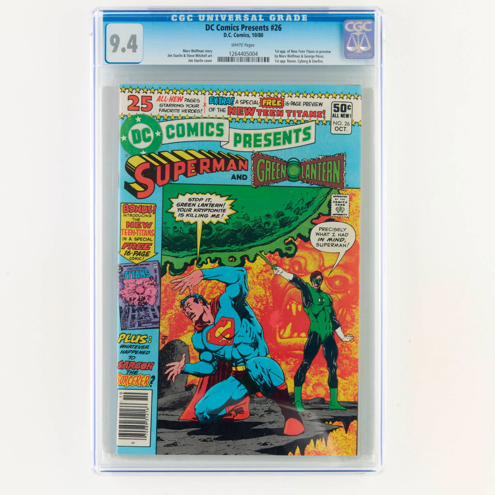 DC Comics DC Comics Presents #26 CGC 9.4 (1 of 2)