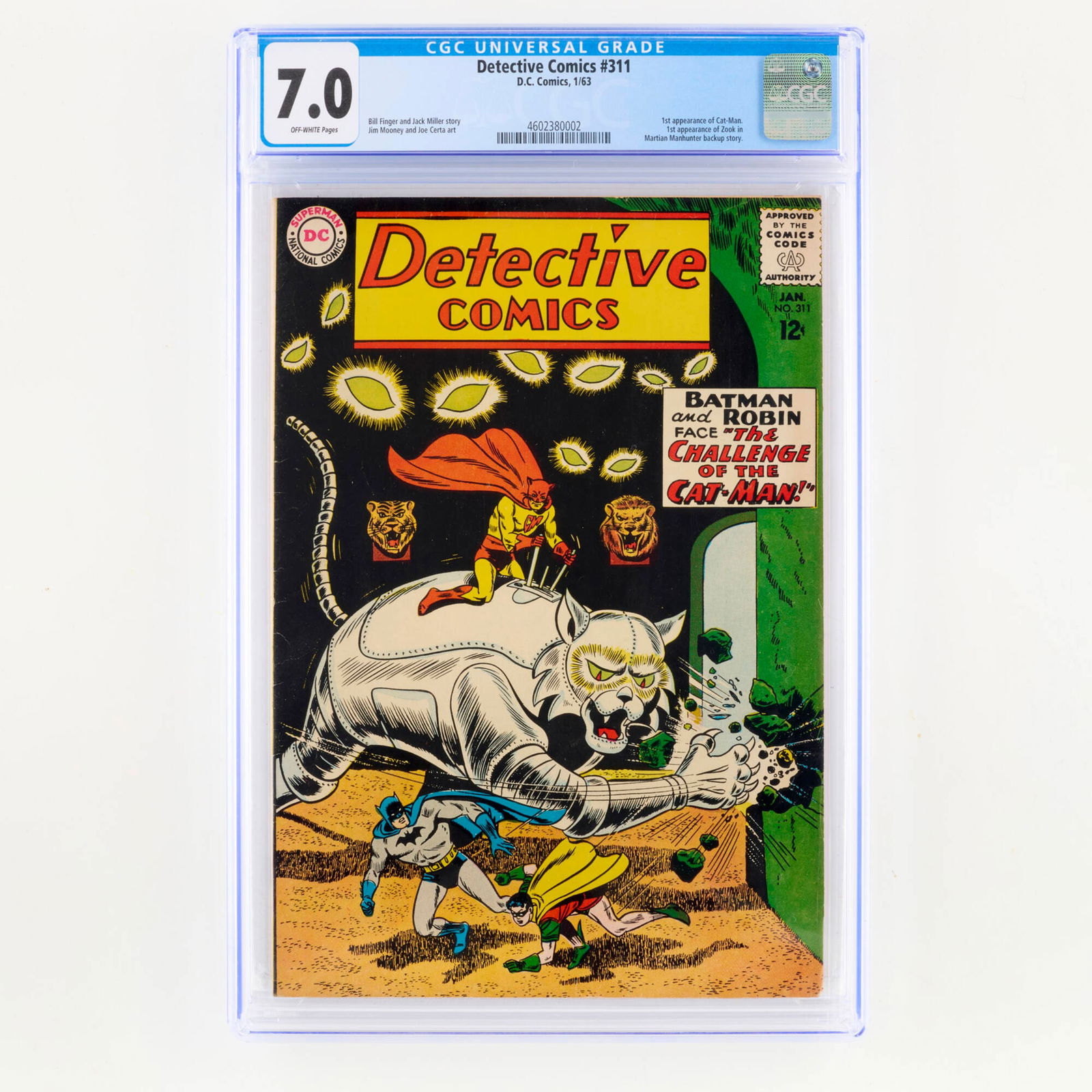 DC Comics Detective Comics #311 CGC 7.0 (1 of 2)