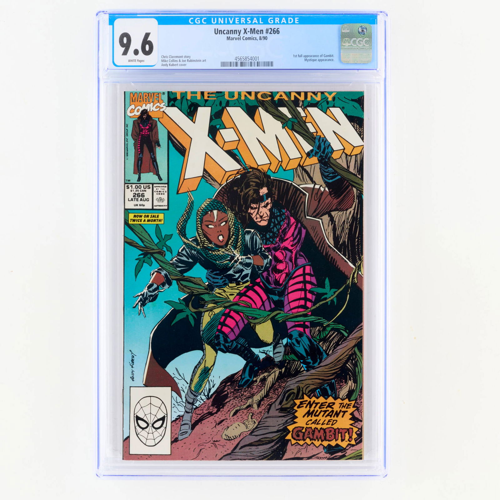 Marvel Comics Uncanny X-Men #266 CGC 9.6 (1 of 2)