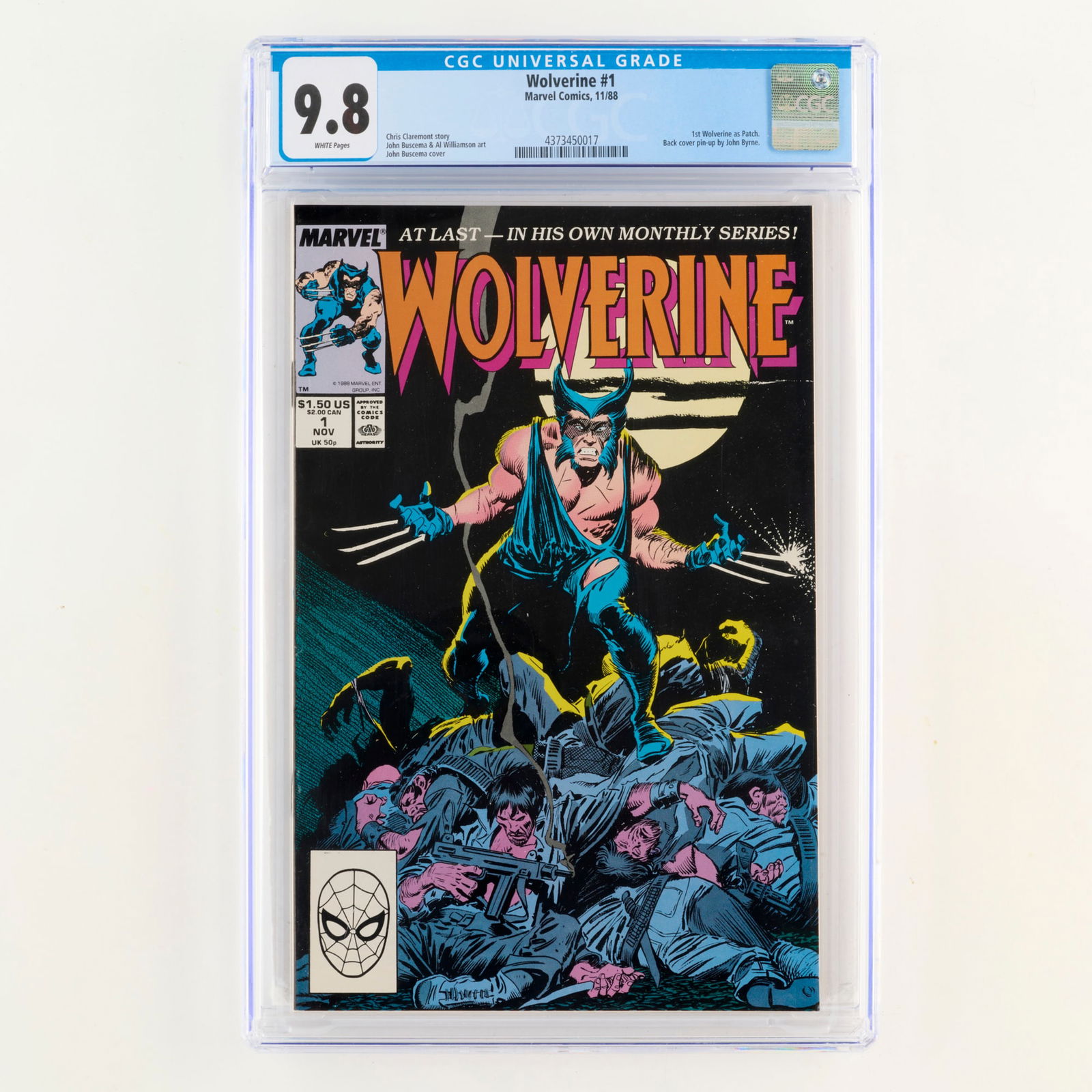 Marvel Comics Wolverine #1 CGC 9.8 (1 of 2)