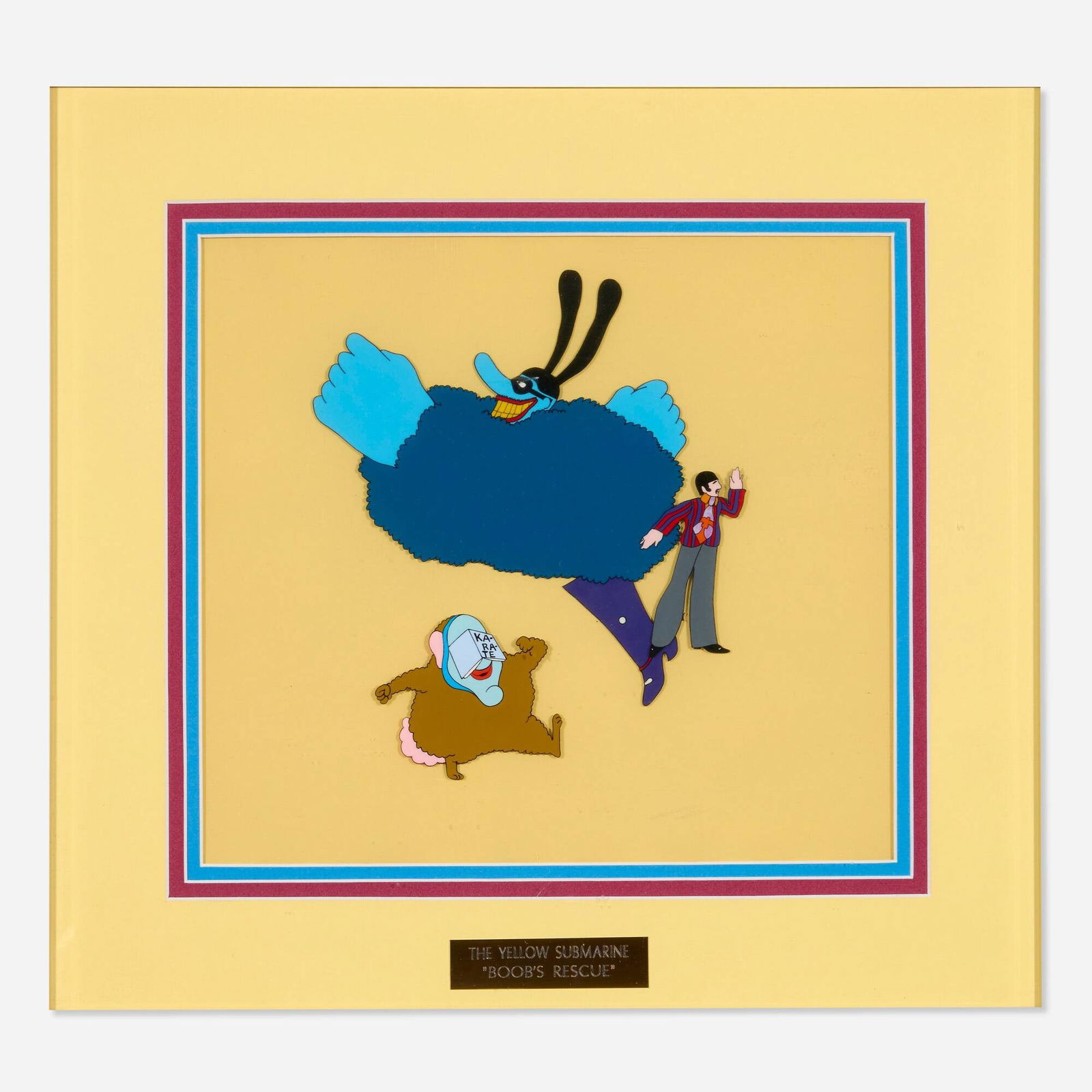 The Yellow Submarine "Boob's Rescue" Original Animation Cel (King Features & Apple Films, 1968) (1 of 2)