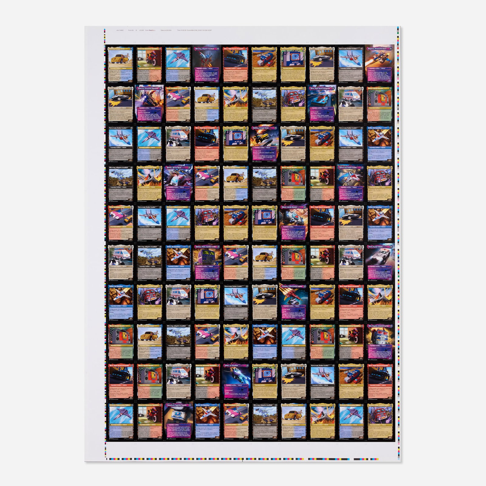 2022 Magic: The Gathering Universe Beyond Transformers Legendary Artifact Mythic Rare (1 of 1)