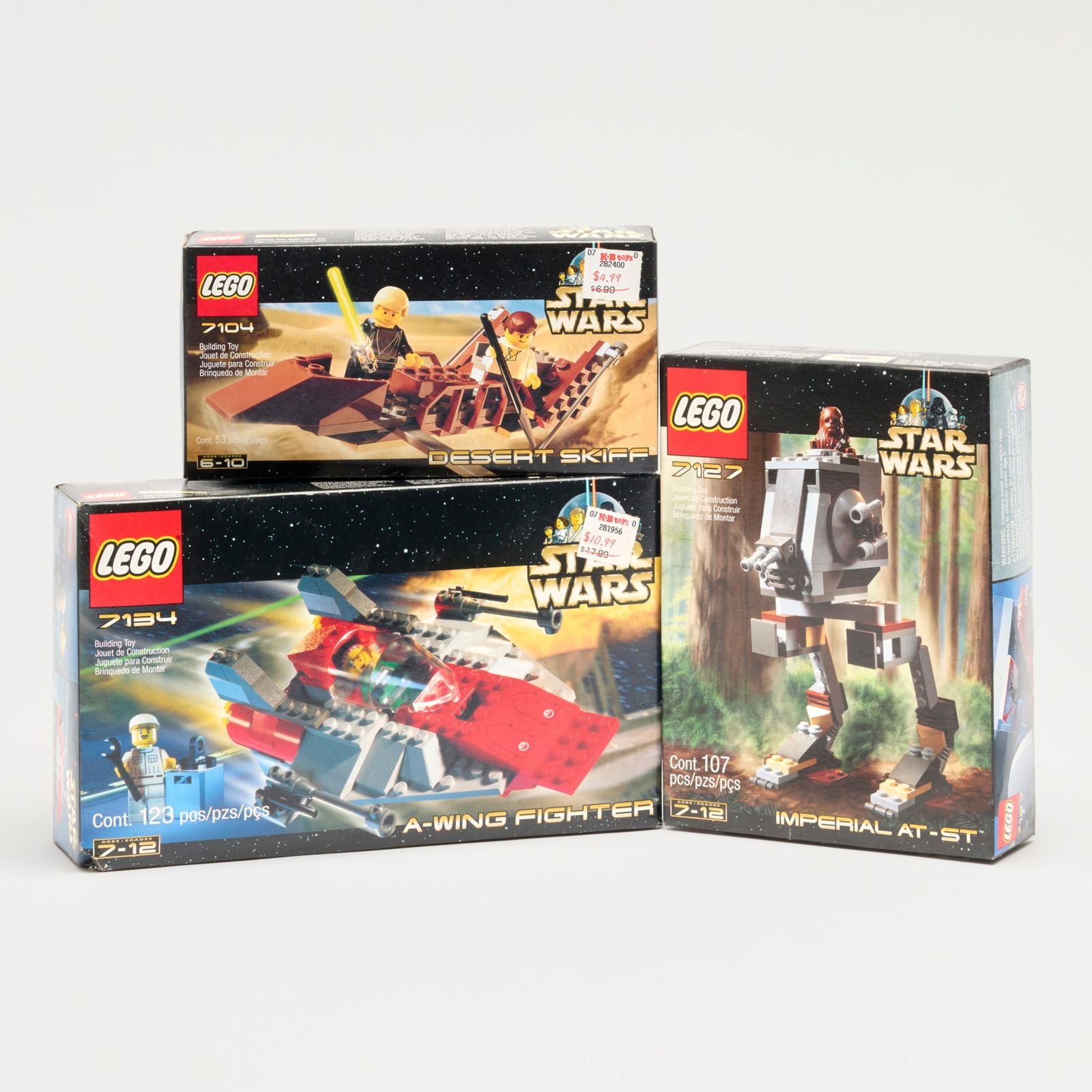 3PC 2001 LEGO Star Wars Return of the Jedi Group Factory Sealed (1 of 2)