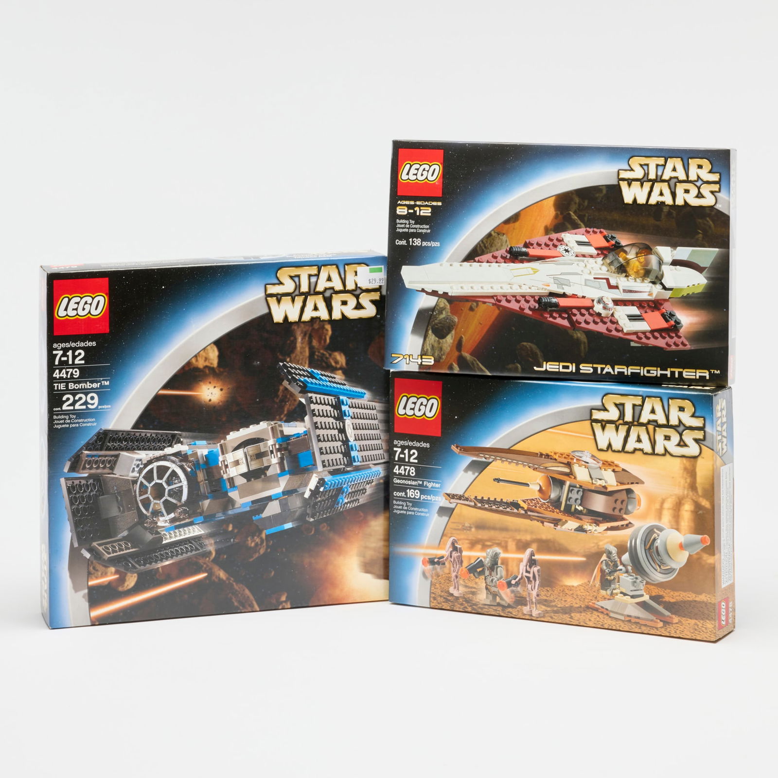 3PC 2002-03 LEGO Star Wars Group Factory Sealed (1 of 2)