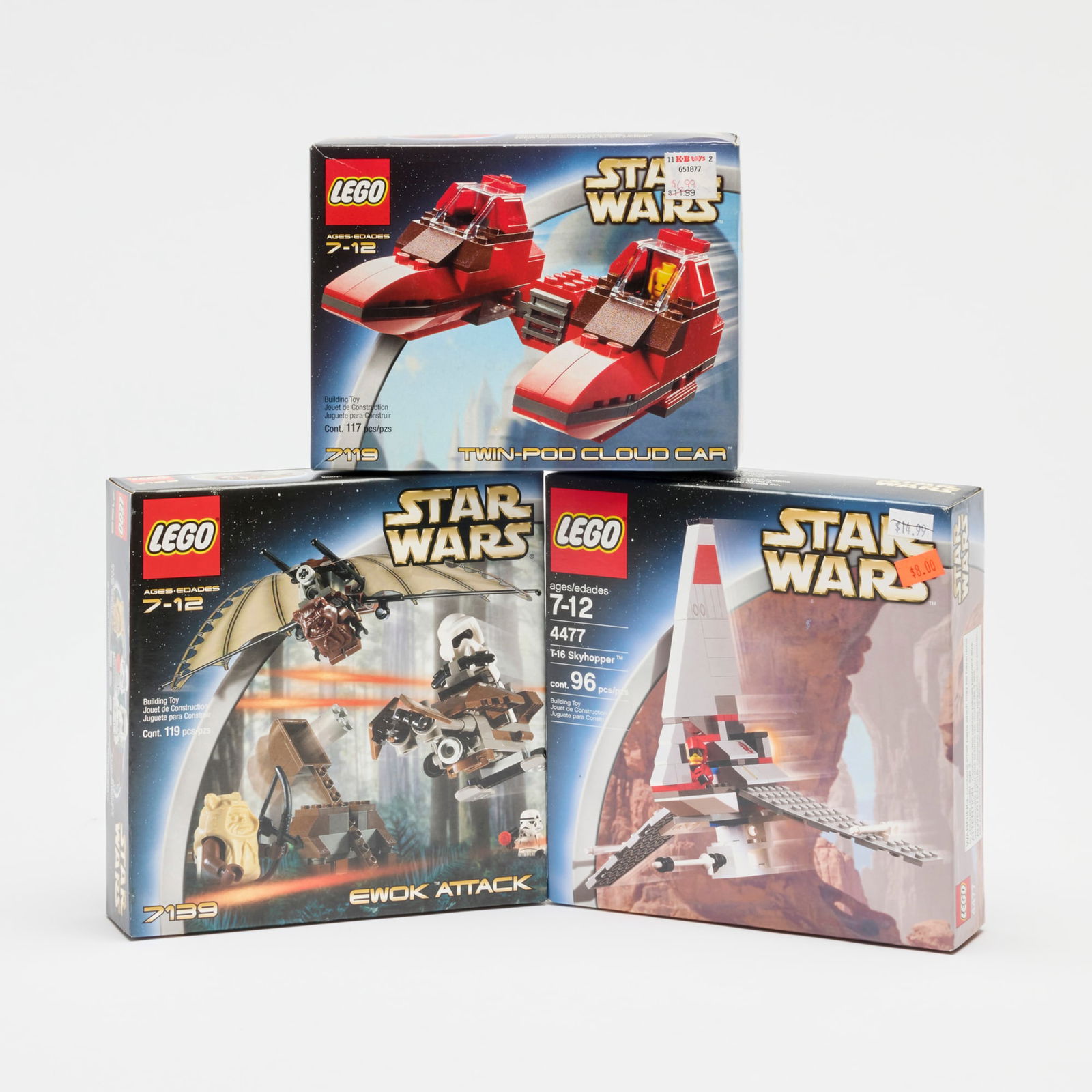 3PC 2002-03 LEGO Star Wars Group Factory Sealed (1 of 2)