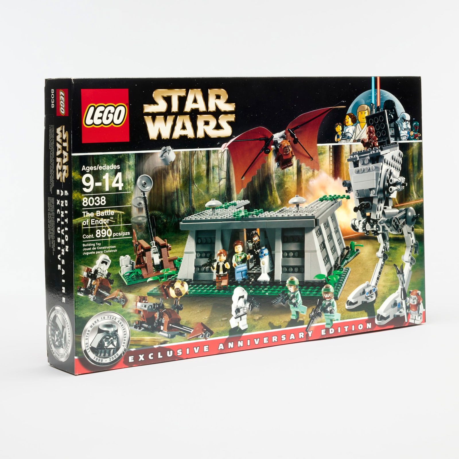 2009 LEGO Star Wars The Battle of Endor 8038 Exclusive Anniversary Edition Factory Sealed (1 of 2)