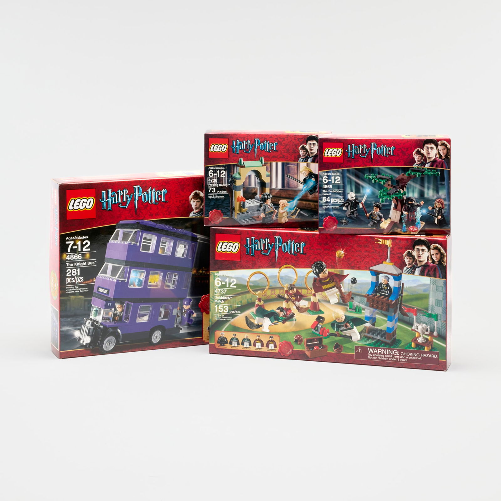 4PC 2010-11 LEGO Harry Potter Group Factory Sealed (1 of 2)