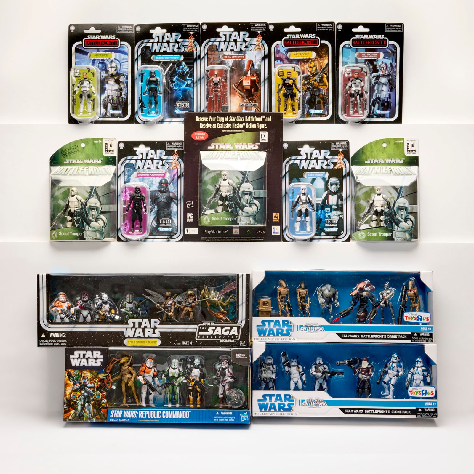 14PC 2004-22 Hasbro Star Wars Video Game Related Group Factory Sealed (1 of 2)