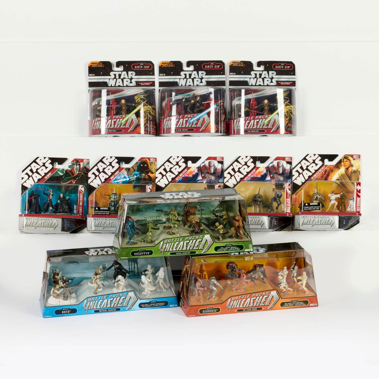 11PC 2005-06 Hasbro Star Wars Unleashed Battle Pack Group Factory Sealed (1 of 2)