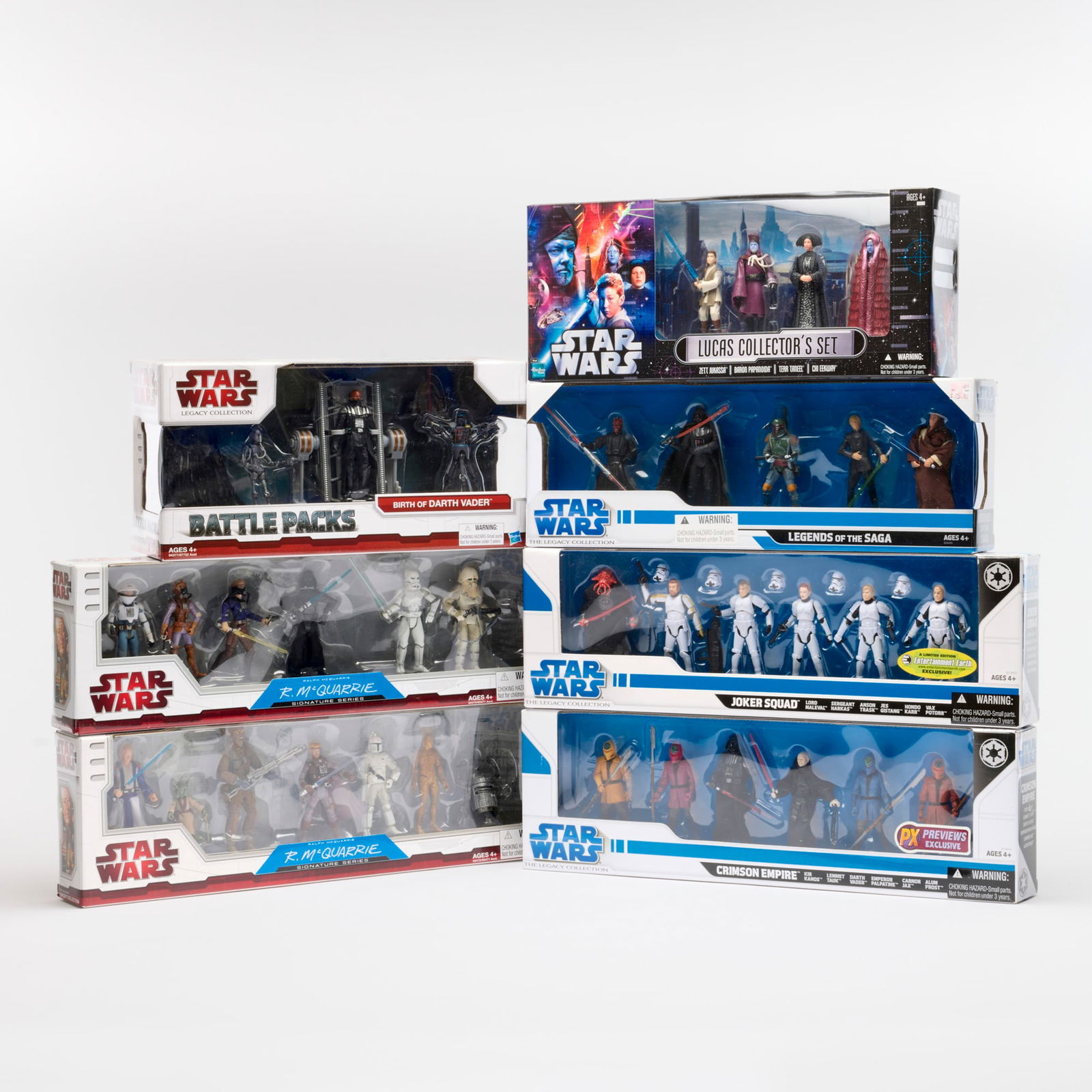 7PC 2006-10 Hasbro Star Wars Multi-Pack Group Factory Sealed (1 of 2)