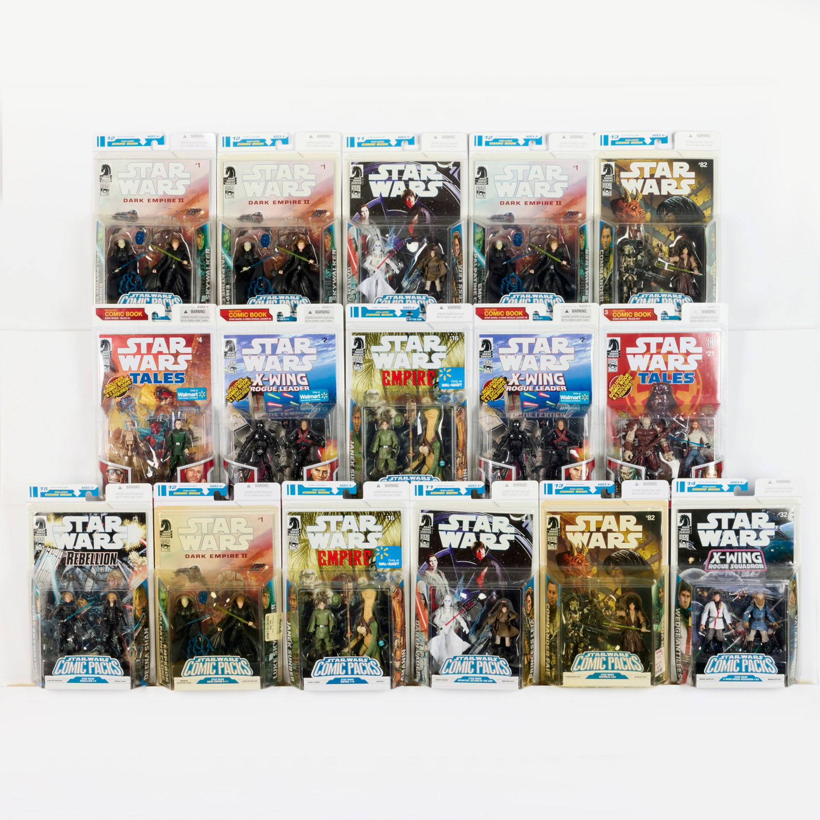 16PC 2008-09 Hasbro Star Wars Comic Packs Group Factory Sealed (1 of 2)
