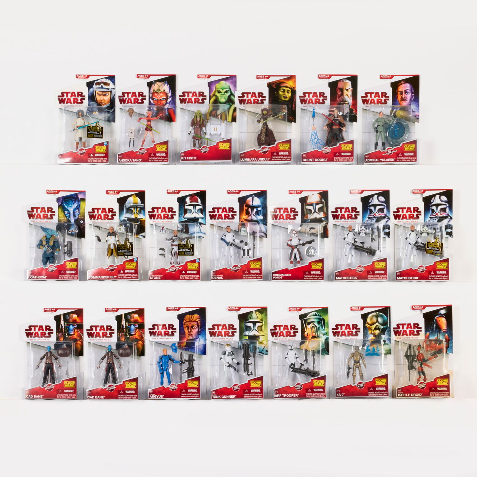 20PC 2009-10 Hasbro Star Wars The Clone Wars Group Factory Sealed (1 of 2)