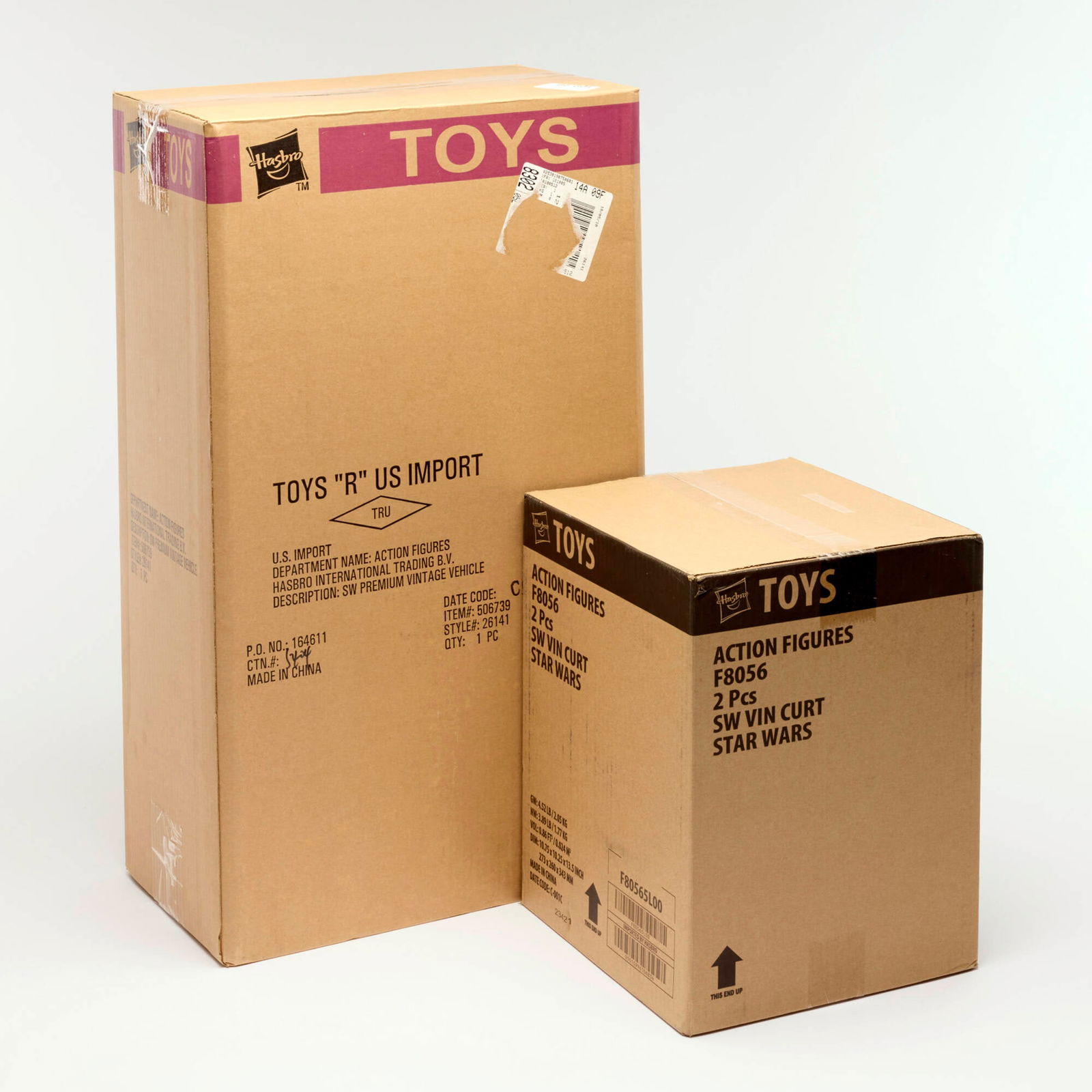 2PC 2010-23 Hasbro Star Wars The Vintage Collection AT-AT & AT-ST & Chewbacca Vehicle (1 of 2)