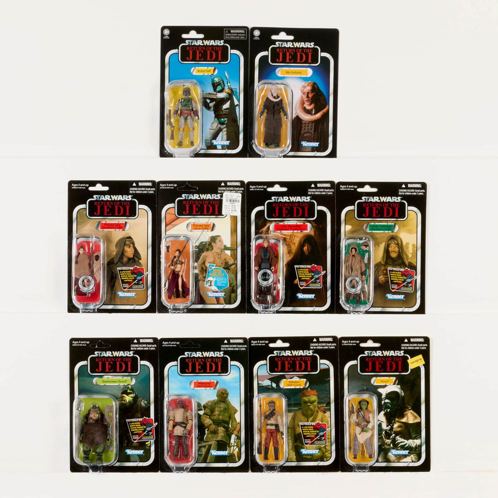 10PC 2010-22 Hasbro Star Wars The Vintage Collection Return of the Jedi Tatooine Related Group (1 of 2)