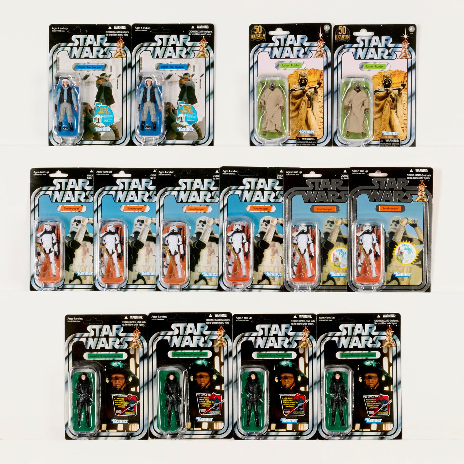 14PC 2010-21 Hasbro Star Wars The Vintage Collection A New Hope Related Army Builder Group (1 of 2)