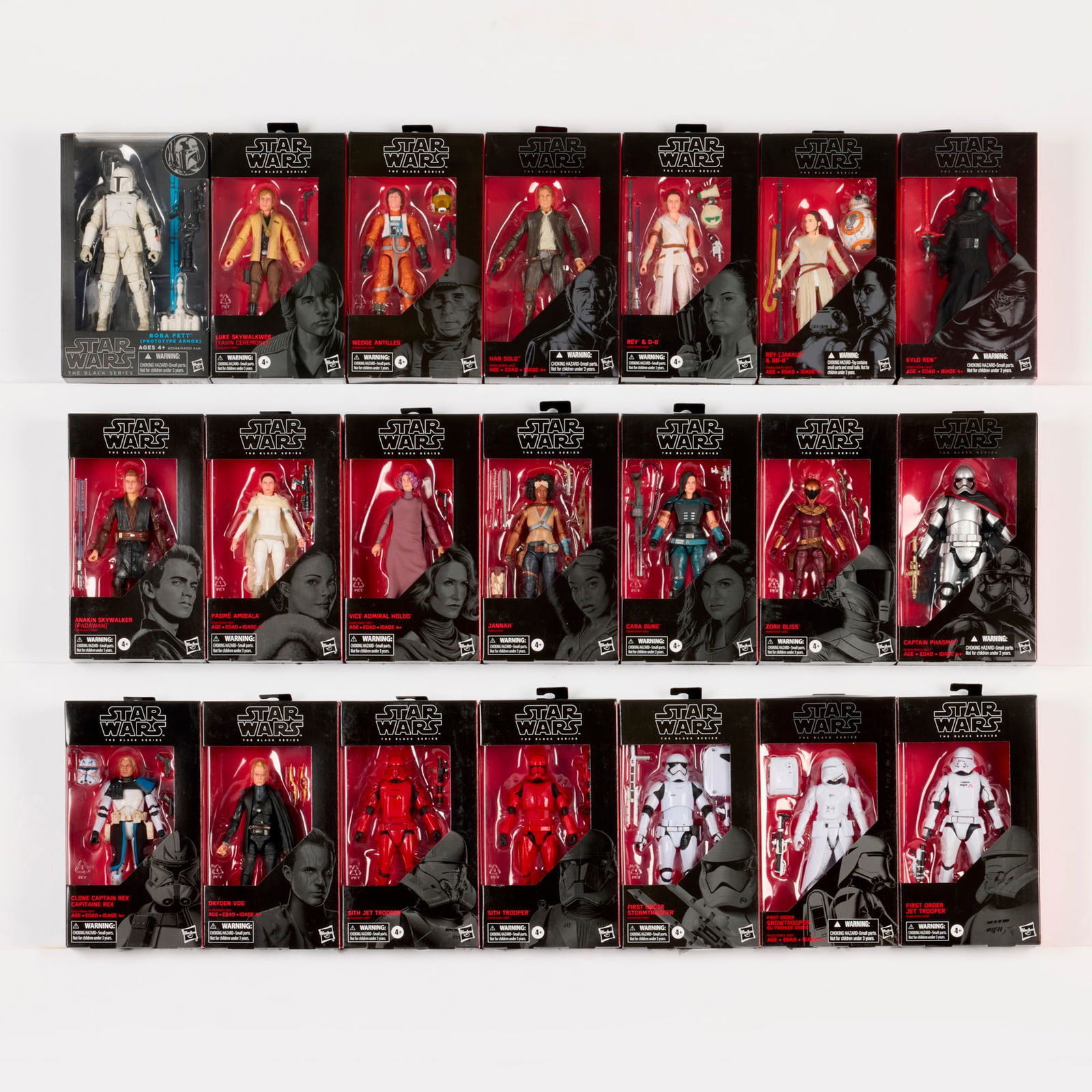 21PC 2014-19 Hasbro Star Wars The Black Series 6 Inch Group Factory Sealed (1 of 2)