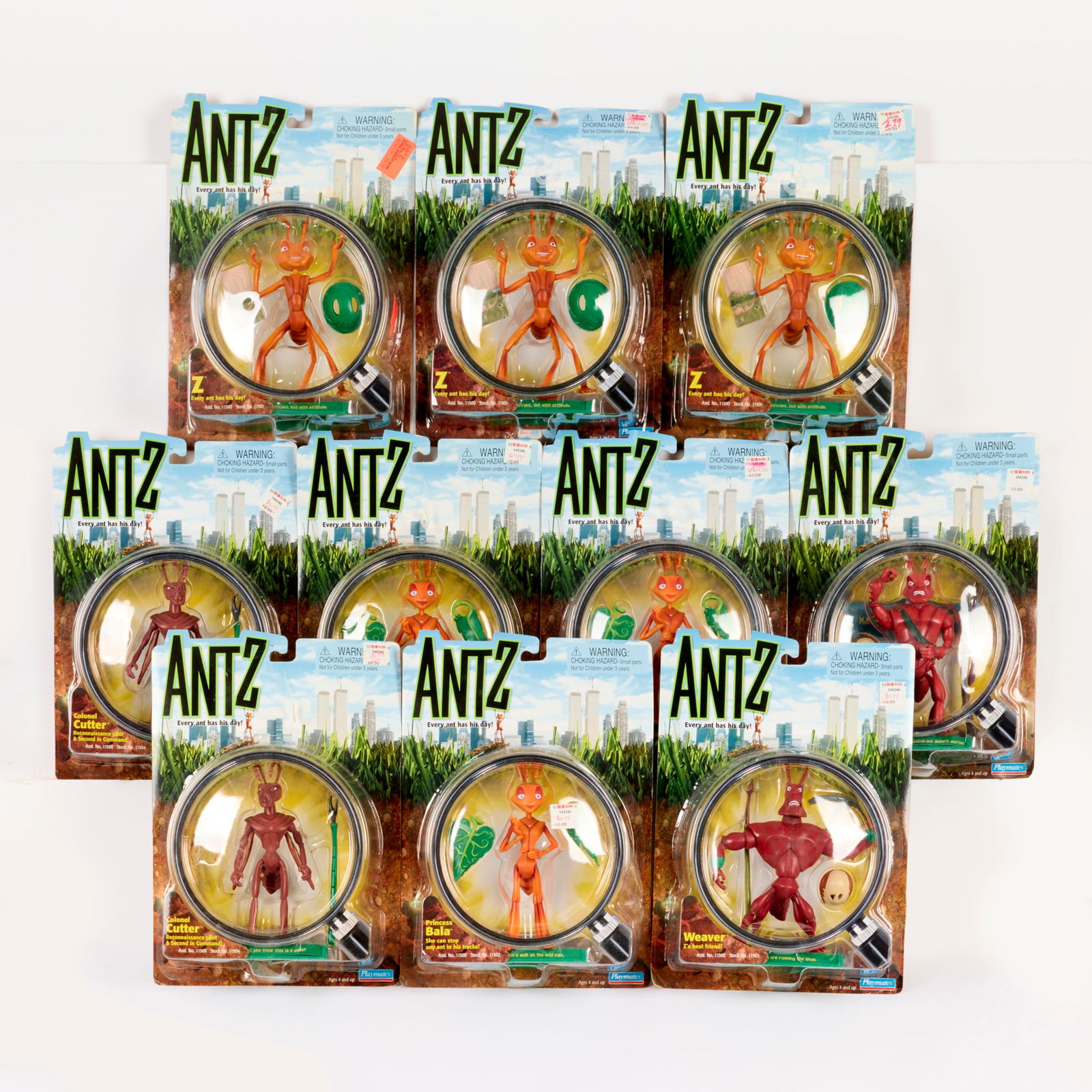 10PC 1998 Playmates Antz Group Factory Sealed (1 of 2)