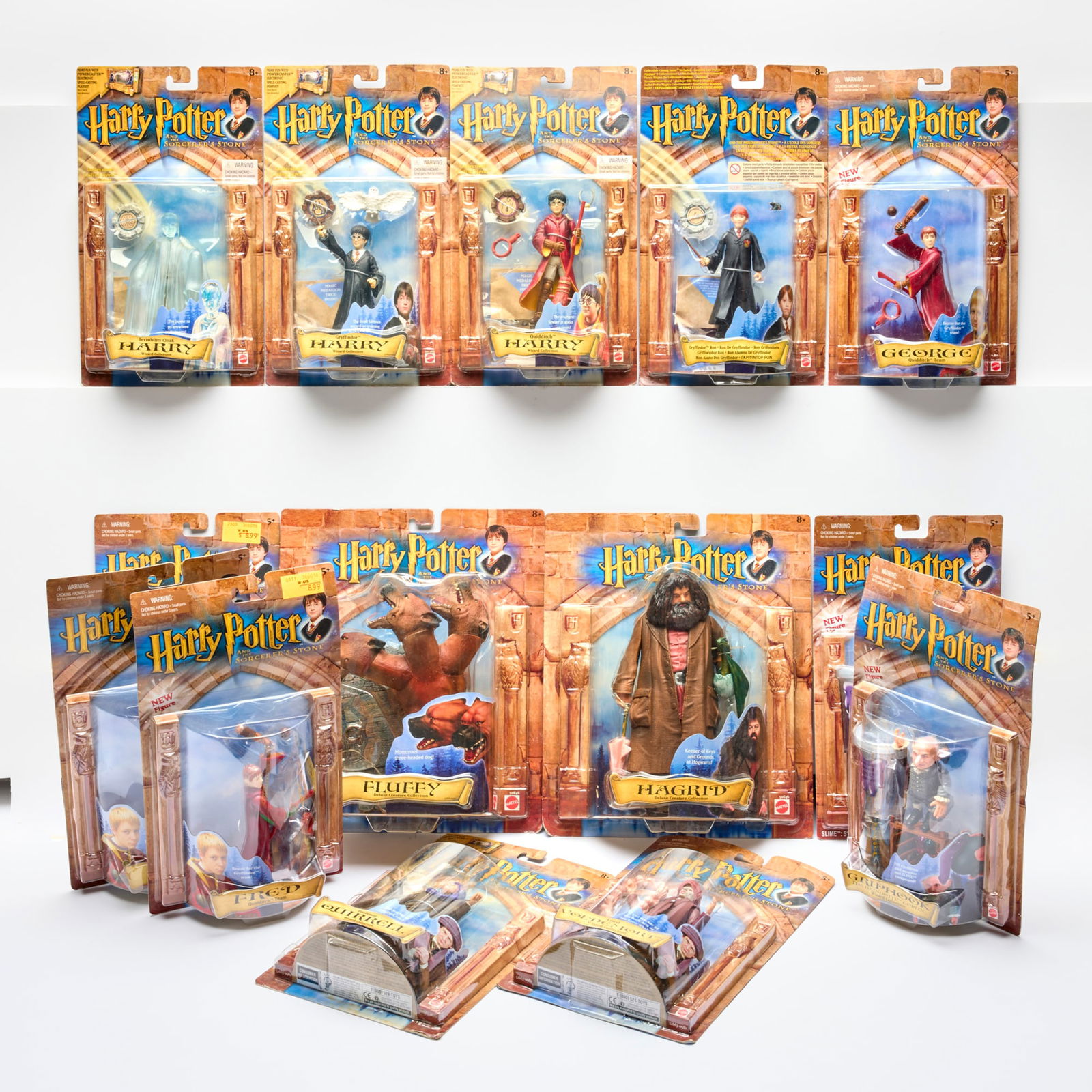 14PC 2001 Mattel Harry Potter and the Sorcerer's Stone Group Factory Sealed (1 of 2)