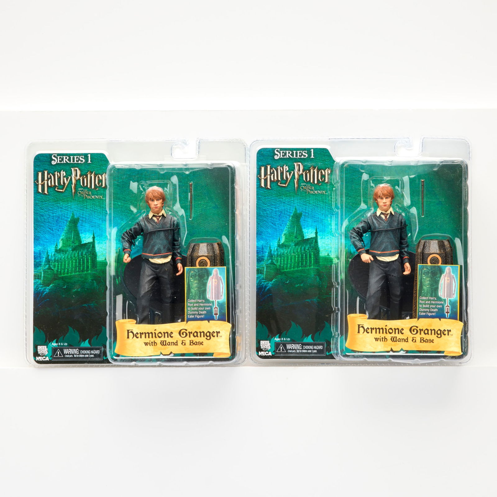 2PC 2007 NECA Harry Potter and the Order of the Phoenix Series 1 Ron Weasley Error Miscard Group (1 of 2)