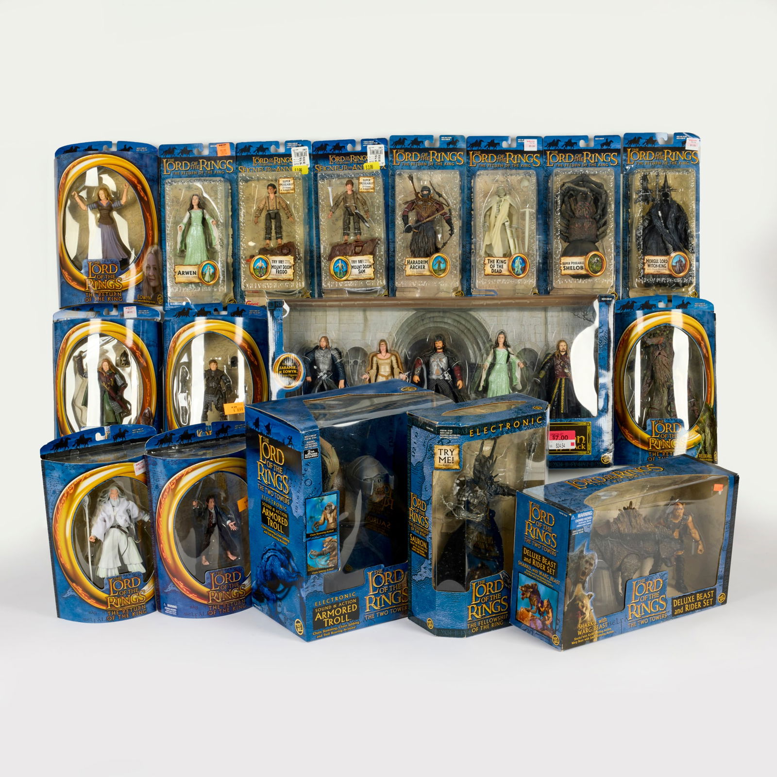 17PC 2003-05 Toy Biz The Lord of the Rings The Return of the King Group Factory Sealed (1 of 2)