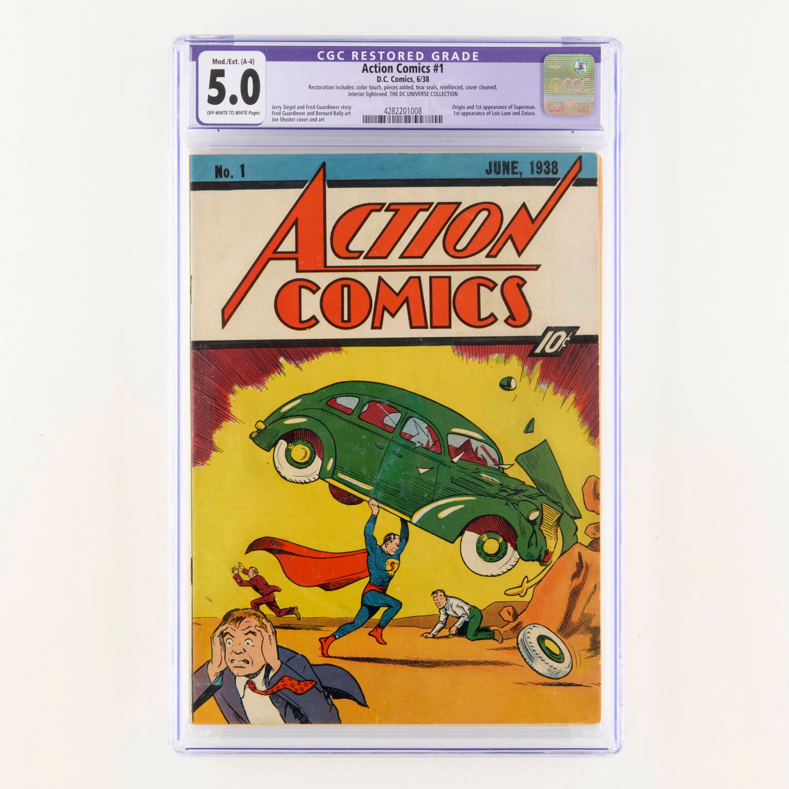 DC Comics Action Comics #1 CGC 5.0 A-4 (1 of 2)