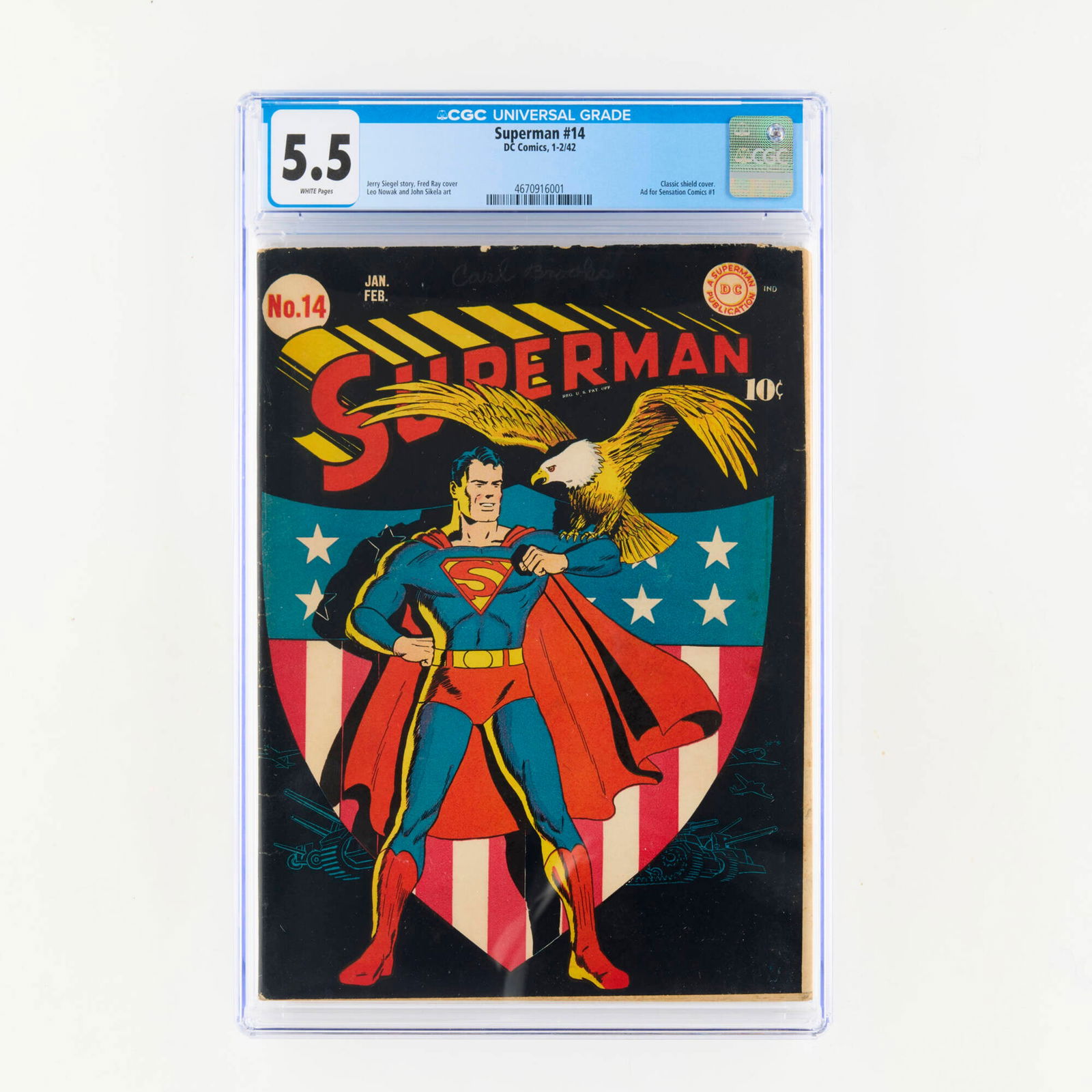 DC Comics Superman #14 CGC 5.5 (1 of 2)