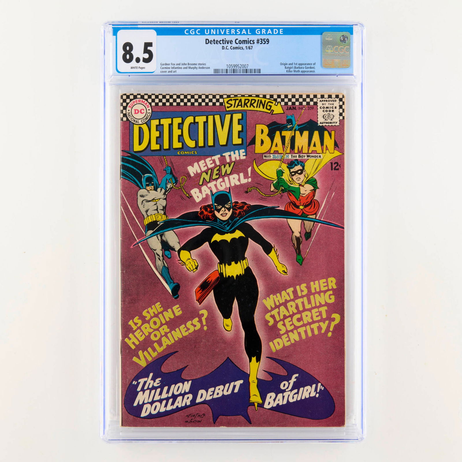 DC Comics Detective Comics #359 CGC 8.5 (1 of 2)