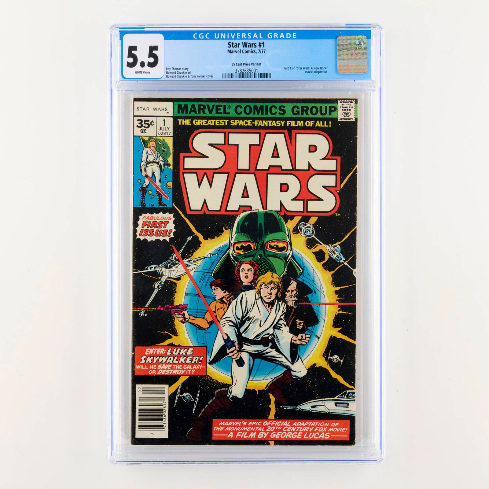 Marvel Comics Star Wars #1 CGC 5.5 35 Cent Price Variant (1 of 2)