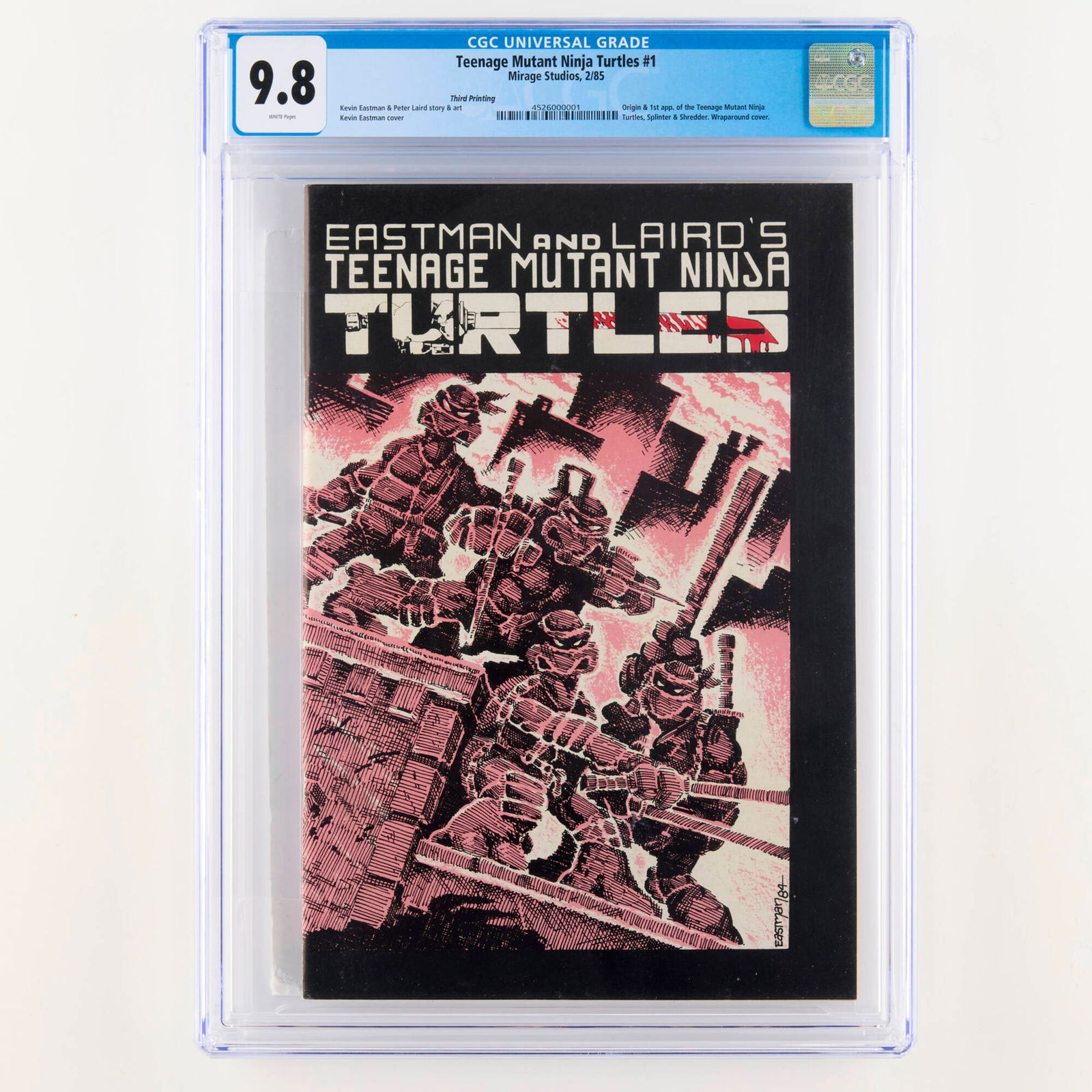 Mirage Studios Teenage Mutant Ninja Turtles #1 CGC 9.8 Third Printing (1 of 2)