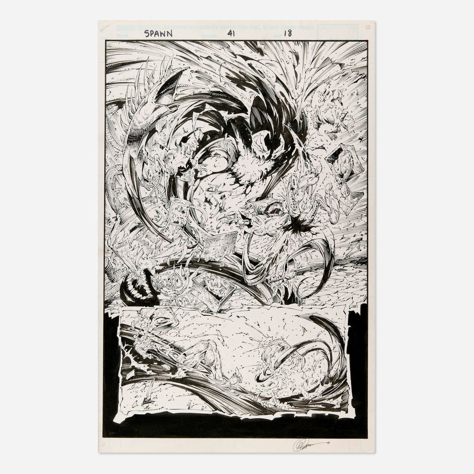 Greg Capullo and Todd McFarlane, Spawn #41 Story Page 18 Original Art (Image Comics, 1996) (1 of 1)